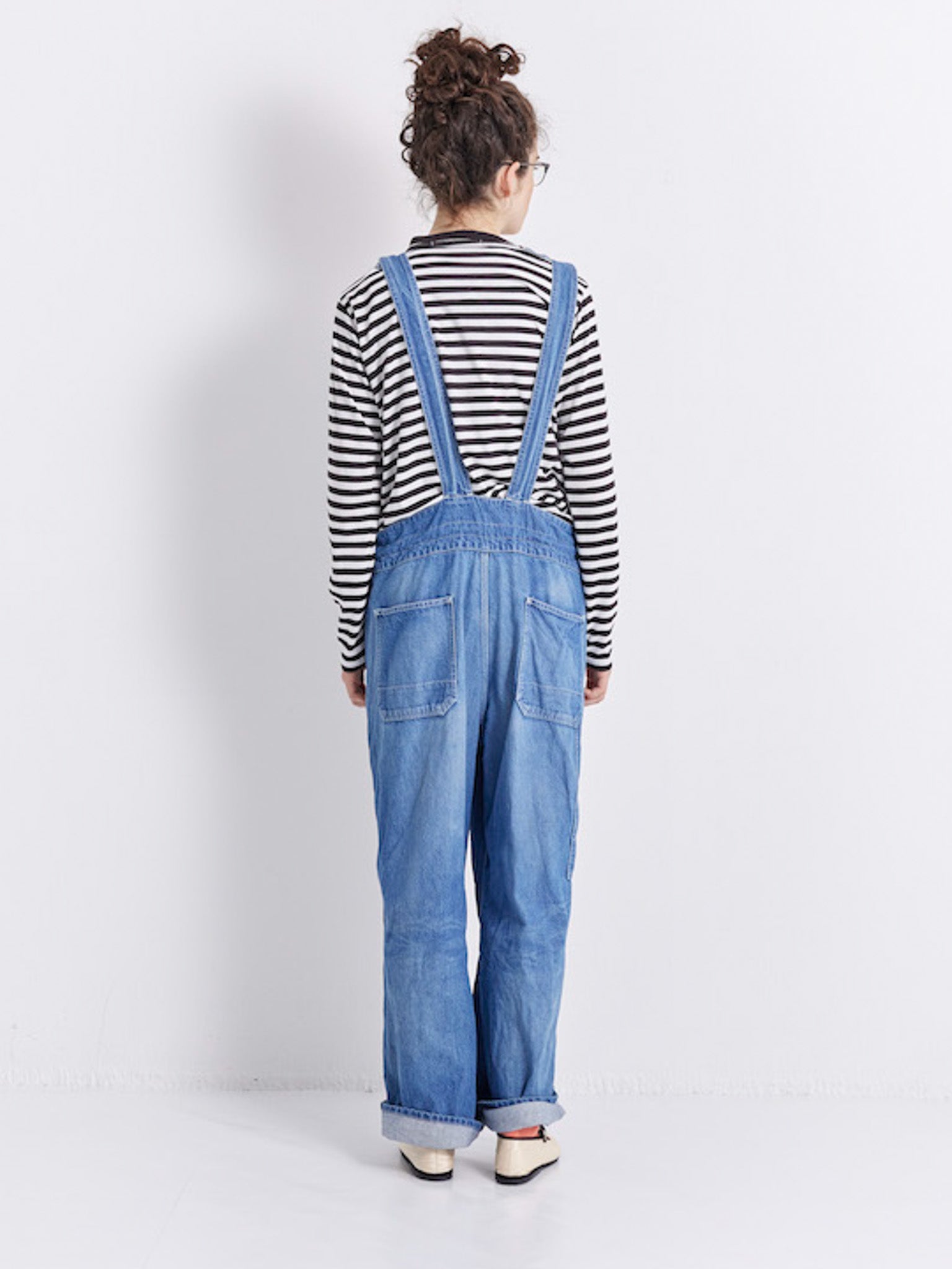 Namu Shop - Veritecoeur T/C Border Tee - White x Blue