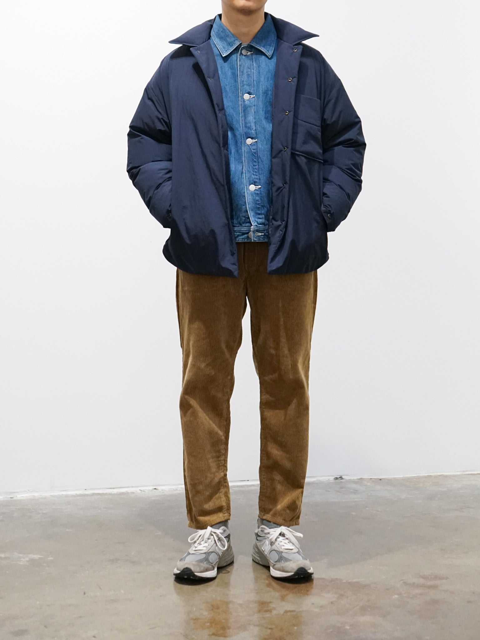 Namu Shop - Auralee Selvedge Light Denim Blouson - Light Indigo (Men’s)