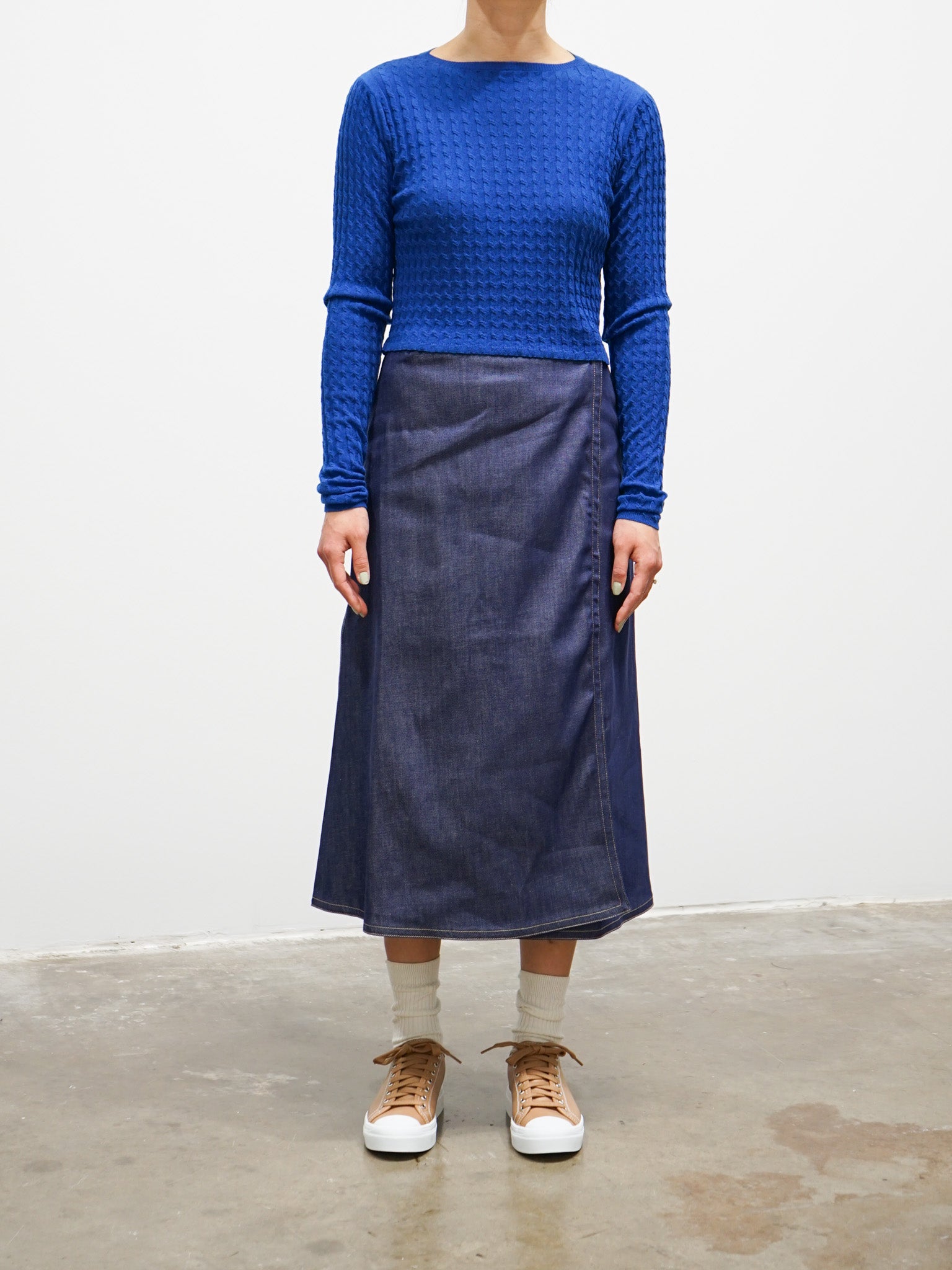 Namu Shop - Sofie D'Hoore Sing Denim Skirt - Indigo