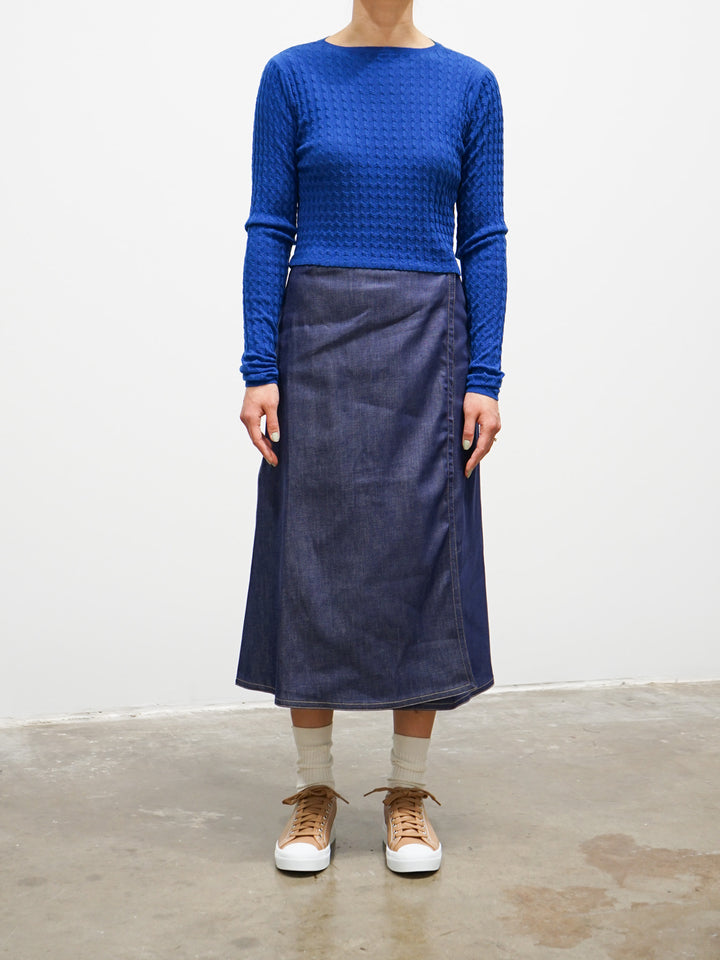 Namu Shop - Sofie D'Hoore Sing Denim Skirt - Indigo