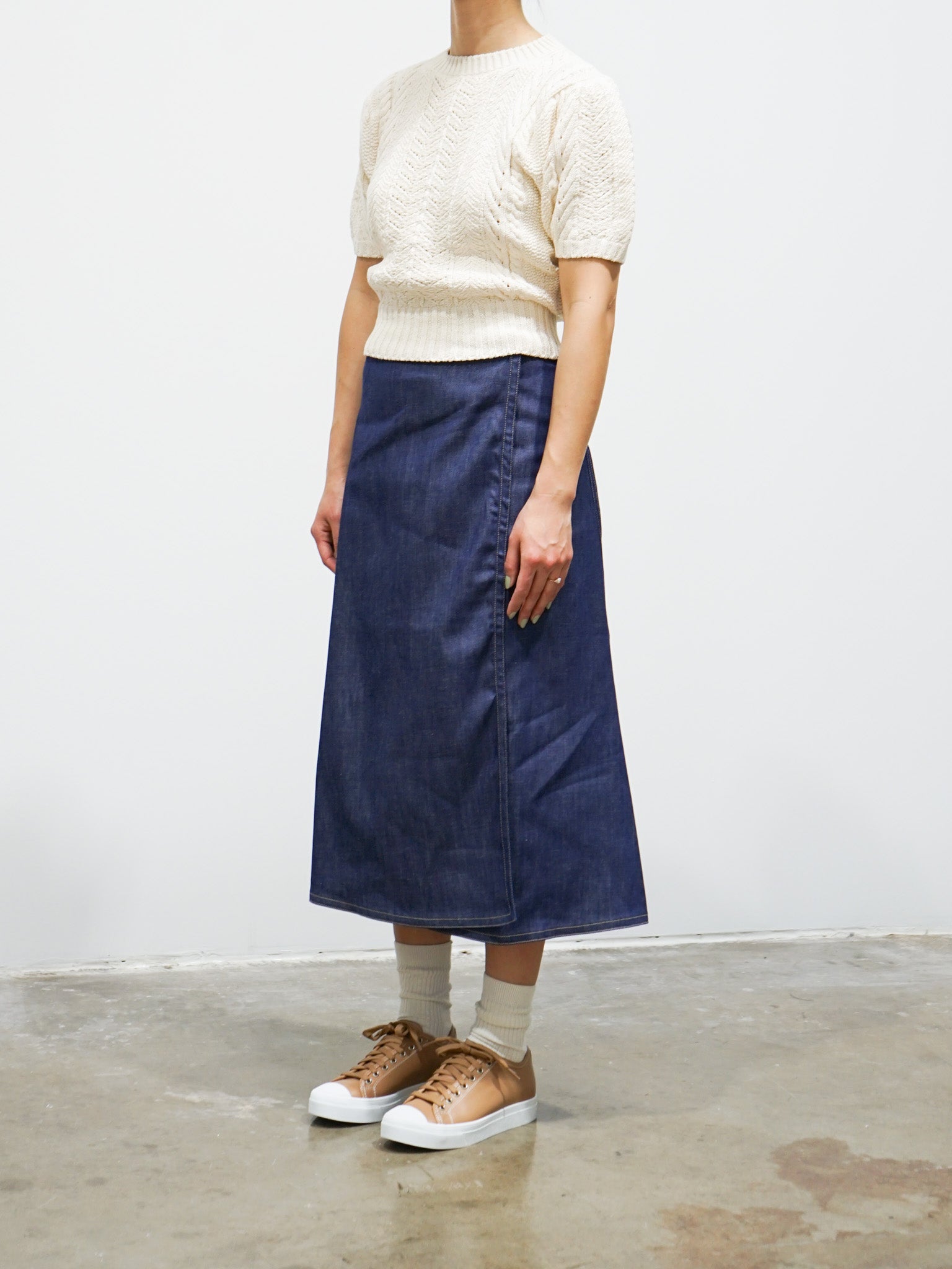 Namu Shop - Sofie D'Hoore Sing Denim Skirt - Indigo