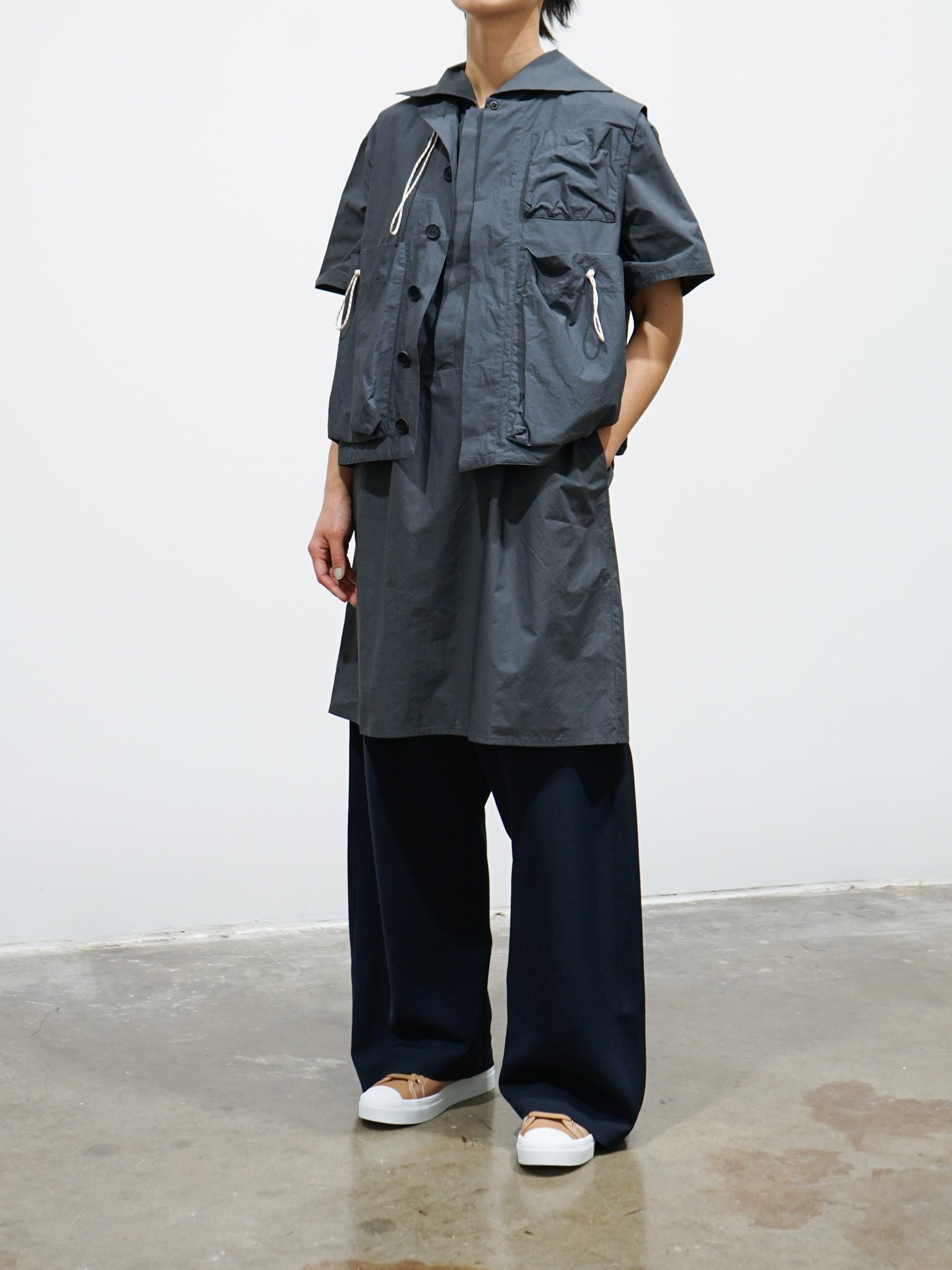 Namu Shop - Toogood The Anchorsmith Dress - Paper Cotton Tar