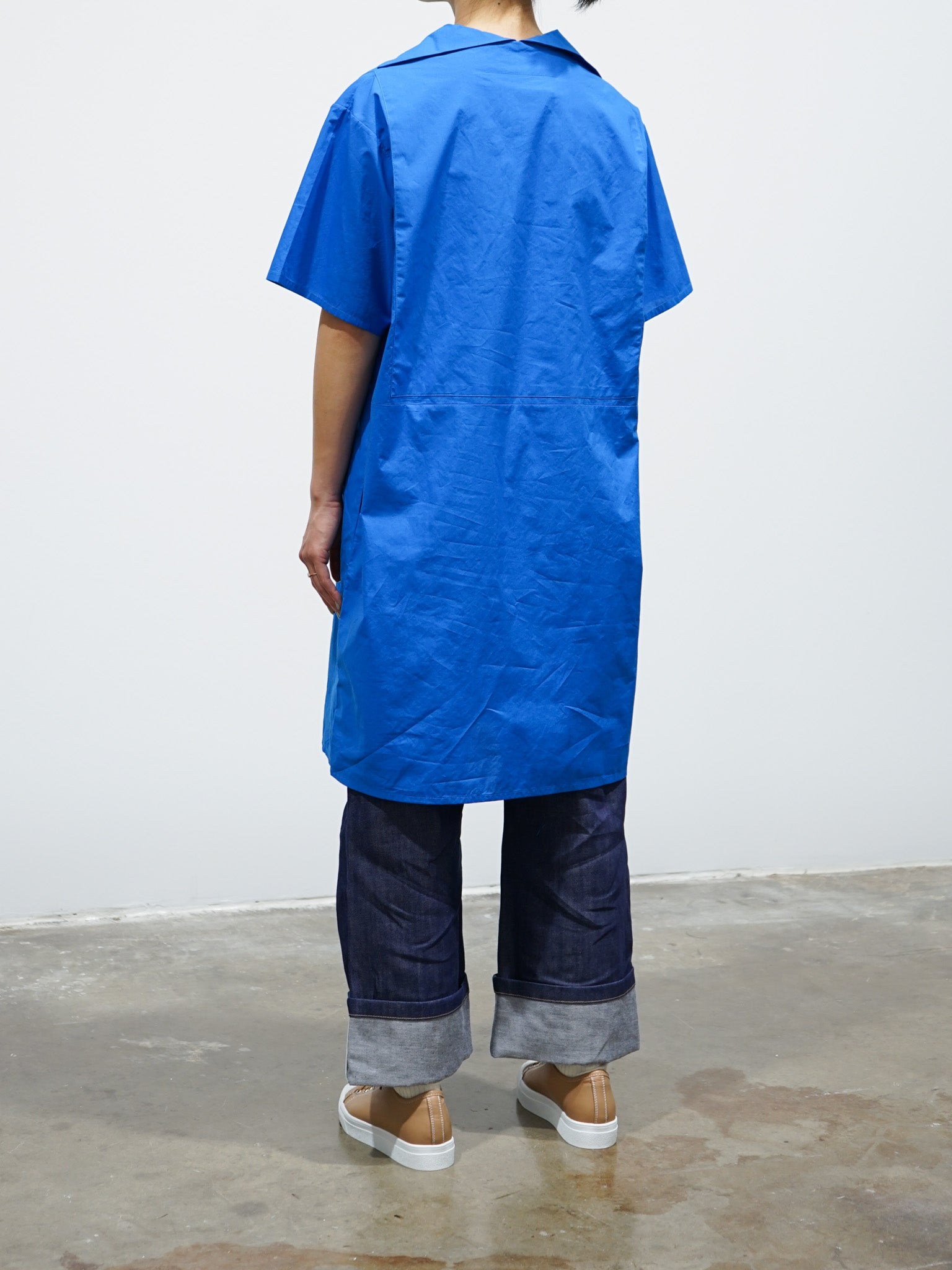Namu Shop - Toogood The Anchorsmith Dress - Paper Cotton Cobalt