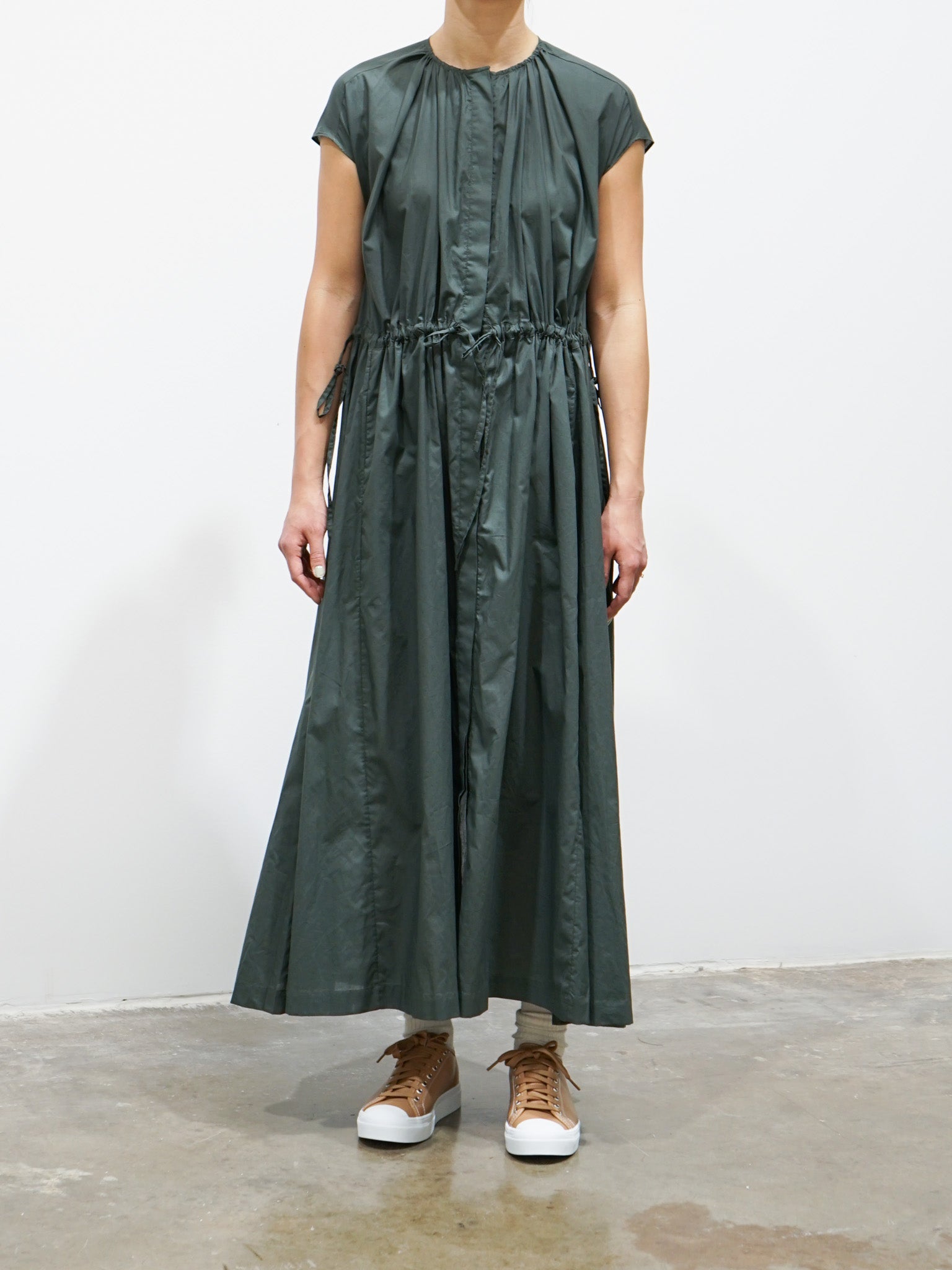 Namu Shop - Toogood The Shrimper Dress - Cotton Lawn Kelp