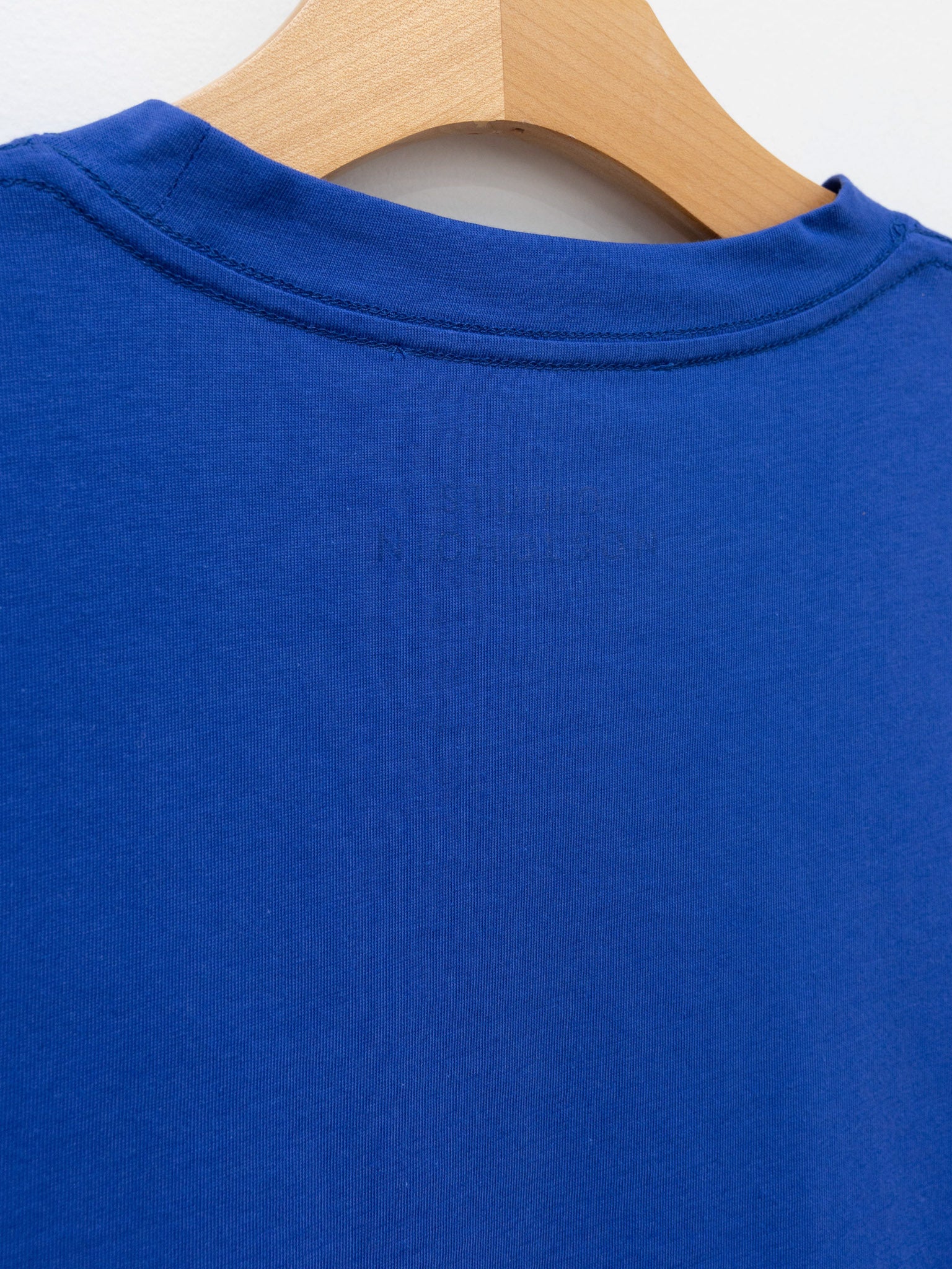 Namu Shop - Studio Nicholson Marine Perfect Tee - Klein Blue