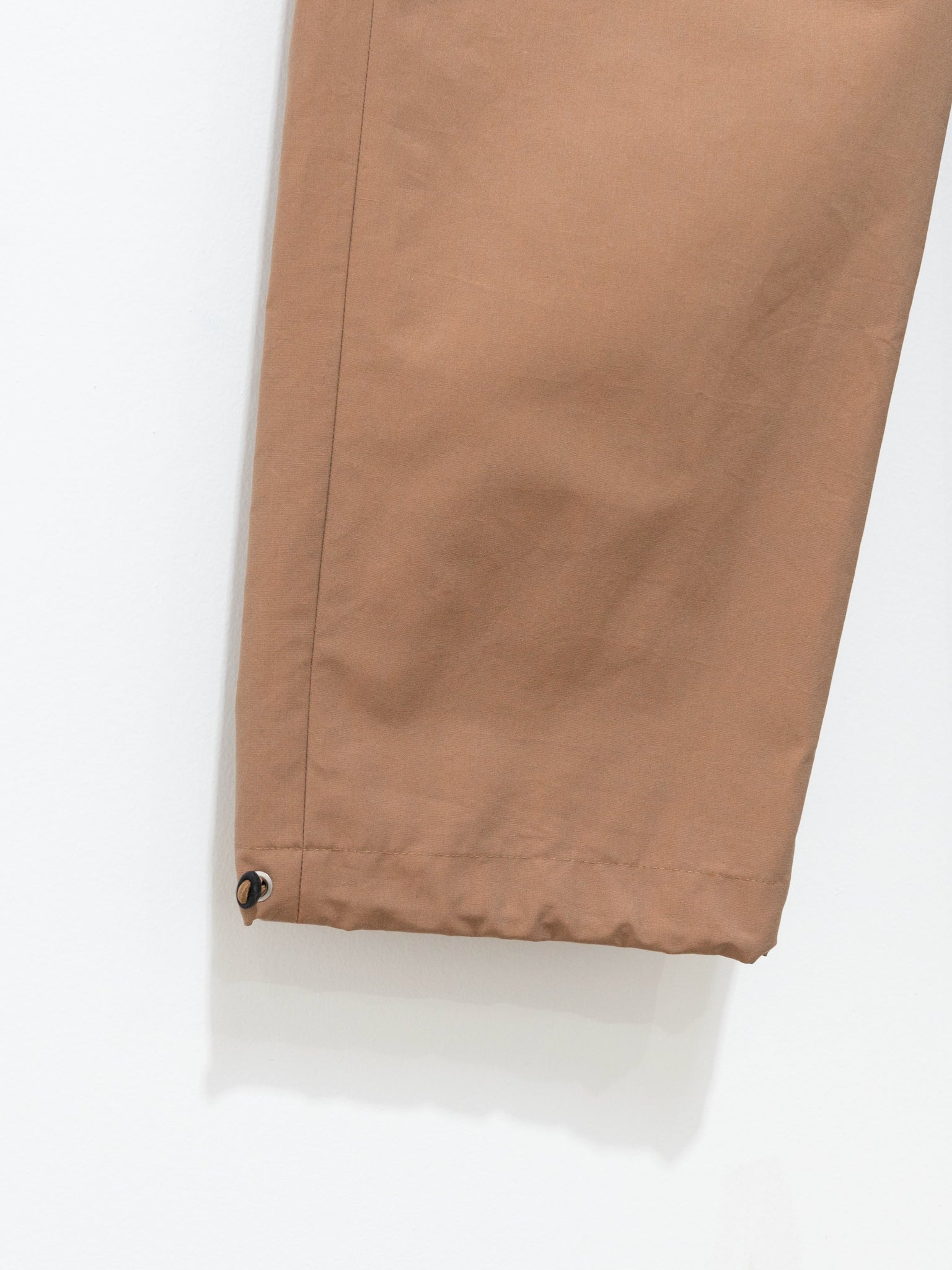 Namu Shop - Auralee Finx Tussah Chambray Easy Pants - Brown Chambray
