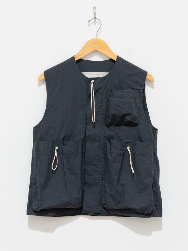 Namu Shop - Toogood The Roper Gilet - Papery Cotton Tar