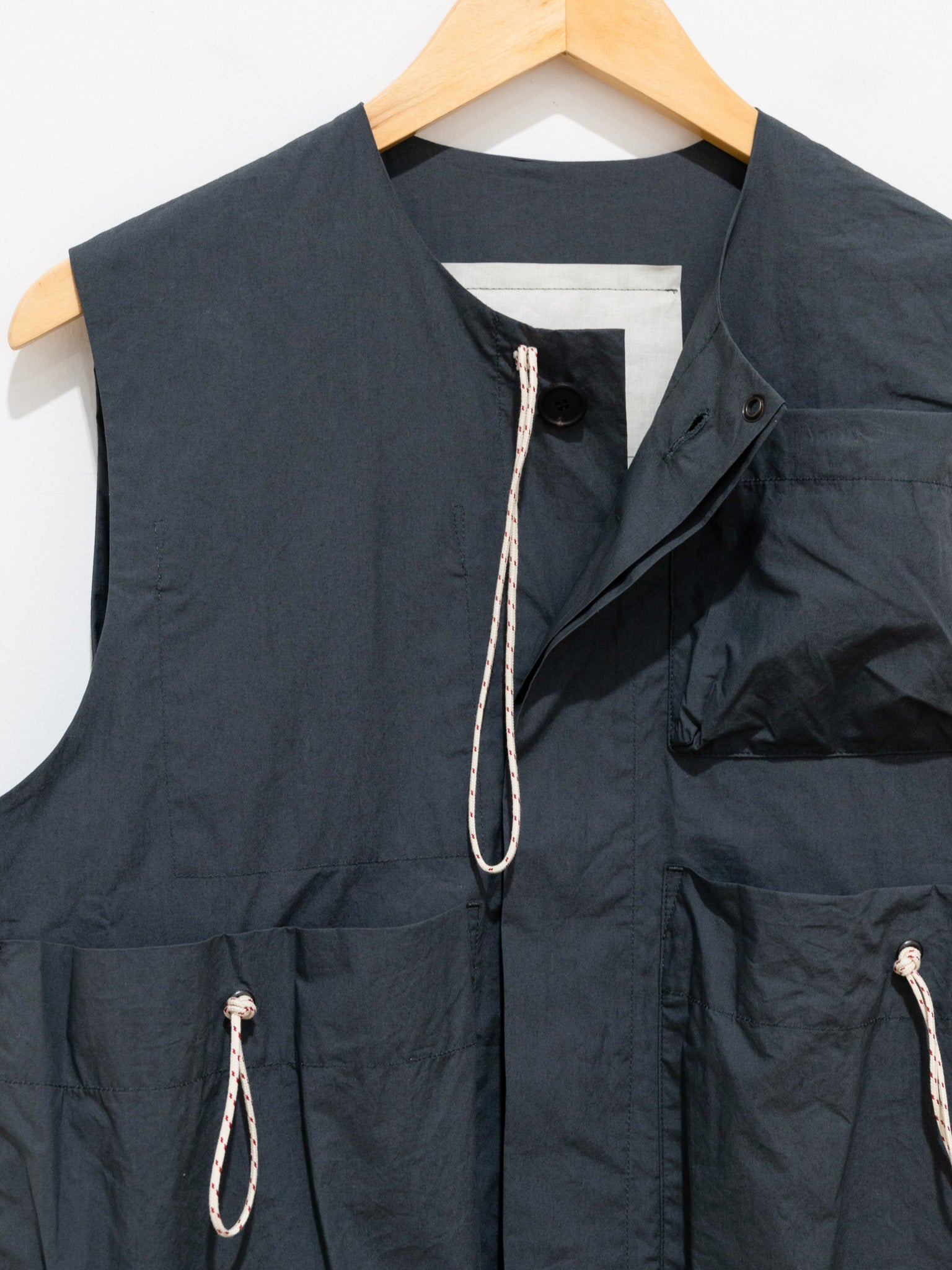 Namu Shop - Toogood The Roper Gilet - Papery Cotton Tar