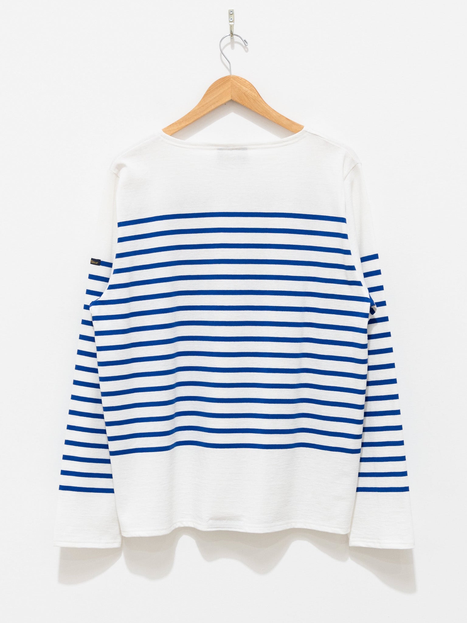 Namu Shop - Veritecoeur Le Minor Border Longsleeve Tee - Royal Blue x White