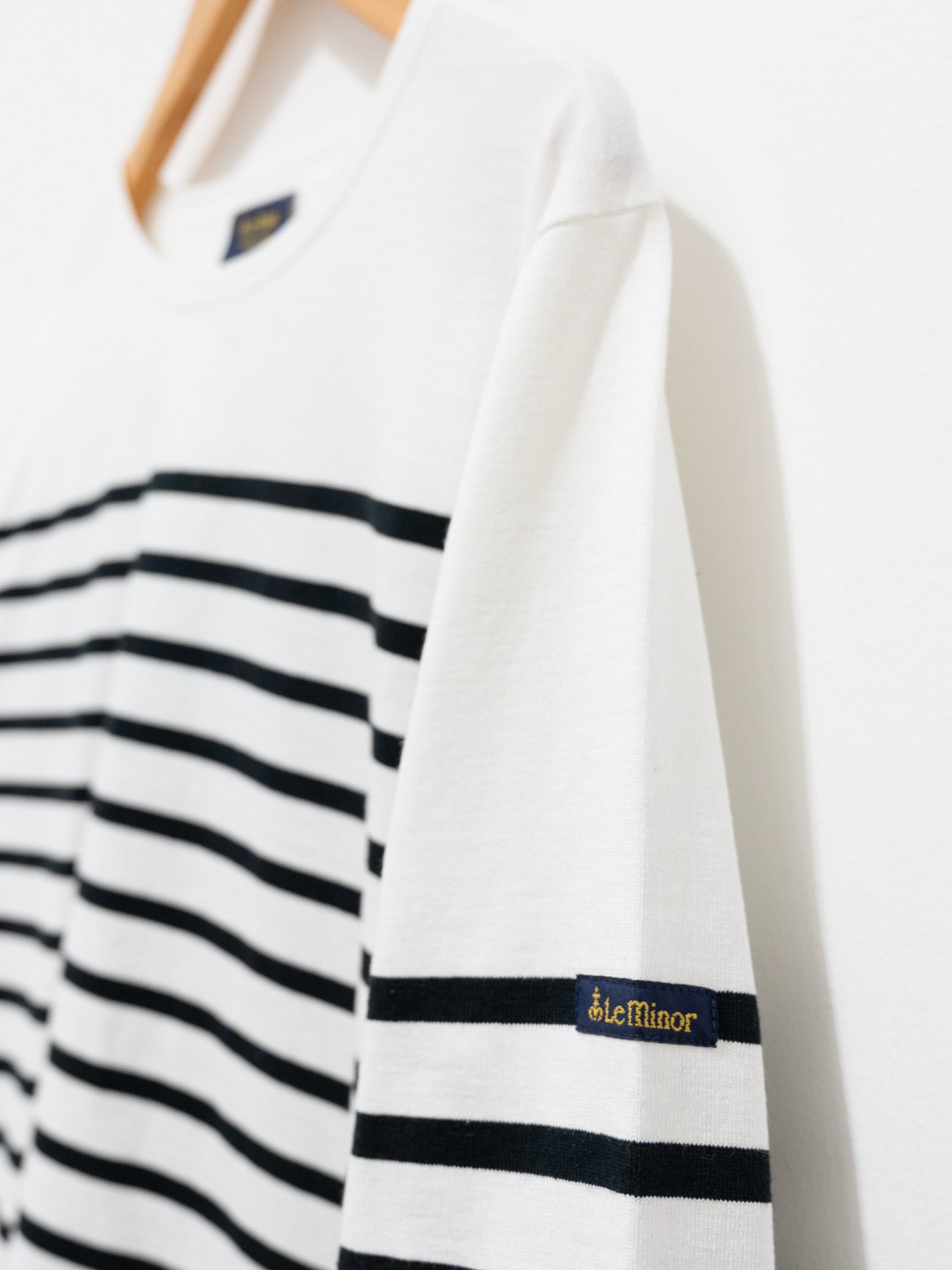 Namu Shop - Veritecoeur Le Minor Border Longsleeve Tee - Black x White
