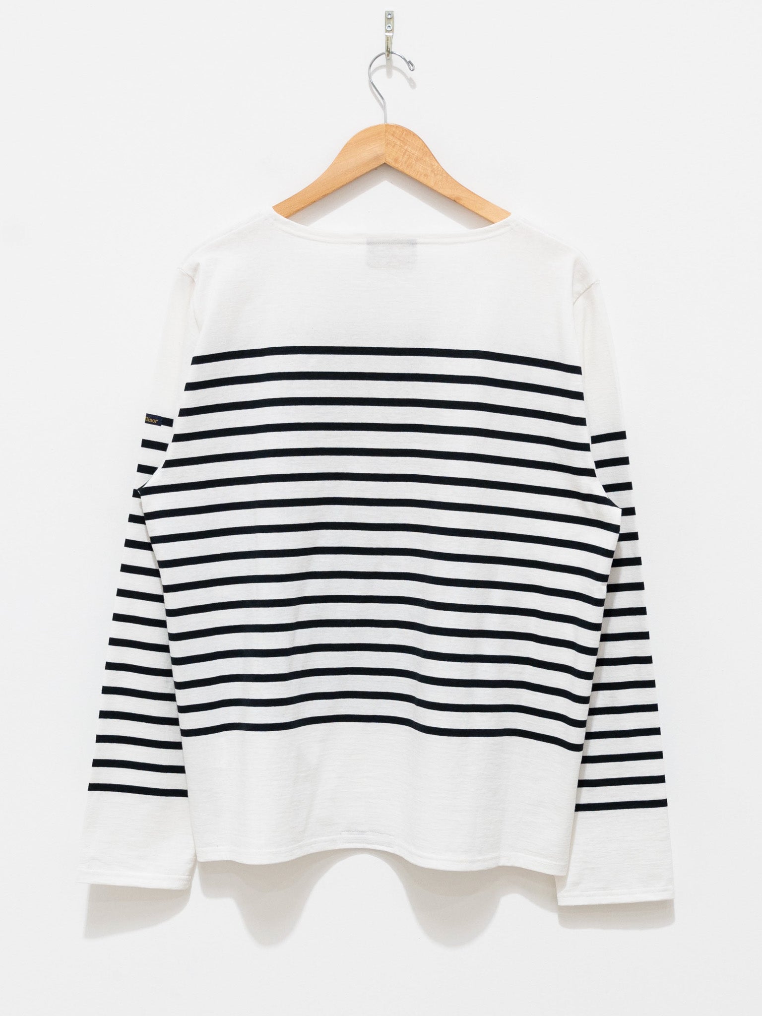 Namu Shop - Veritecoeur Le Minor Border Longsleeve Tee - Black x White