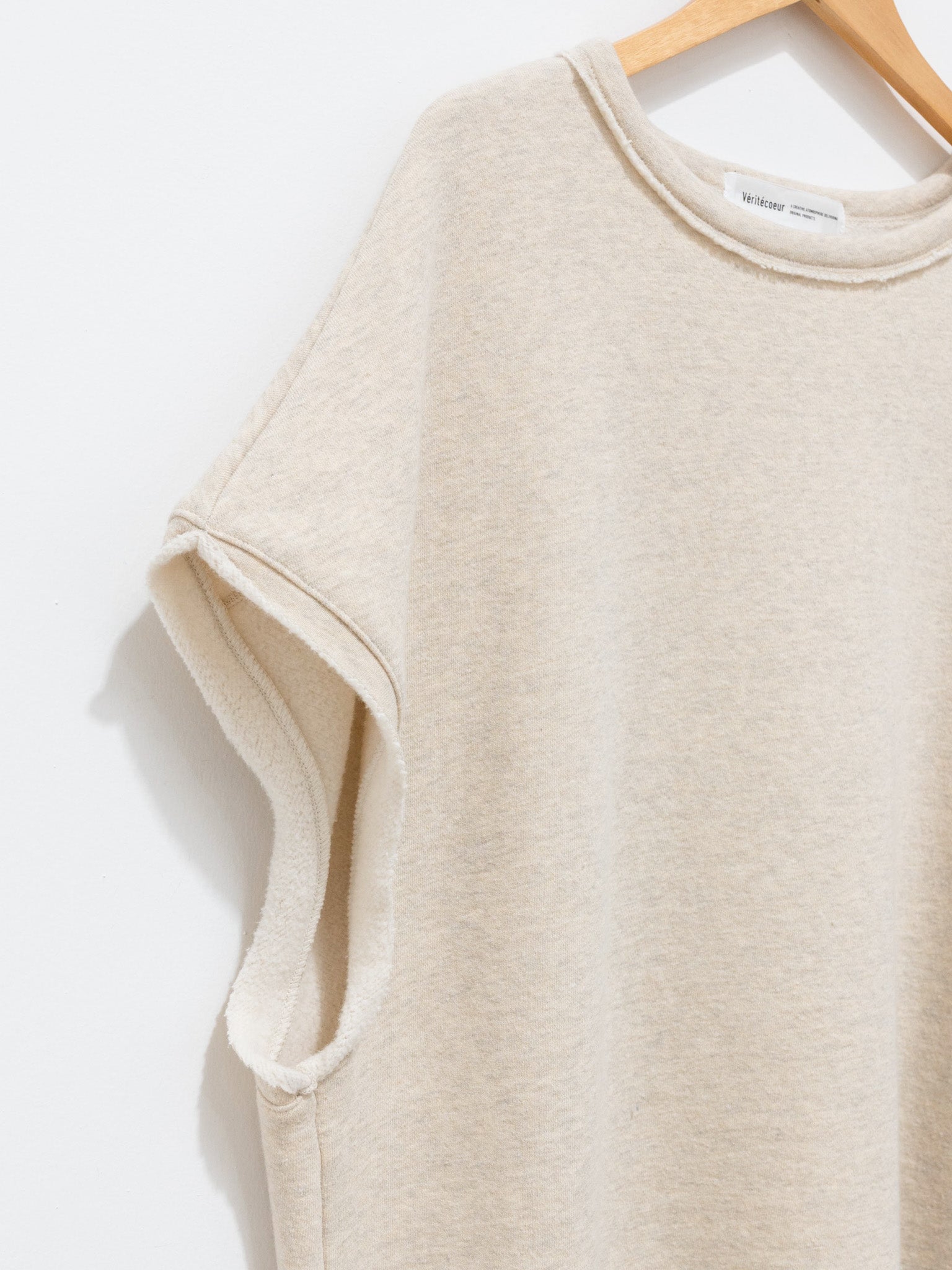 Namu Shop - Veritecoeur Sweatshirt Vest - Oatmeal