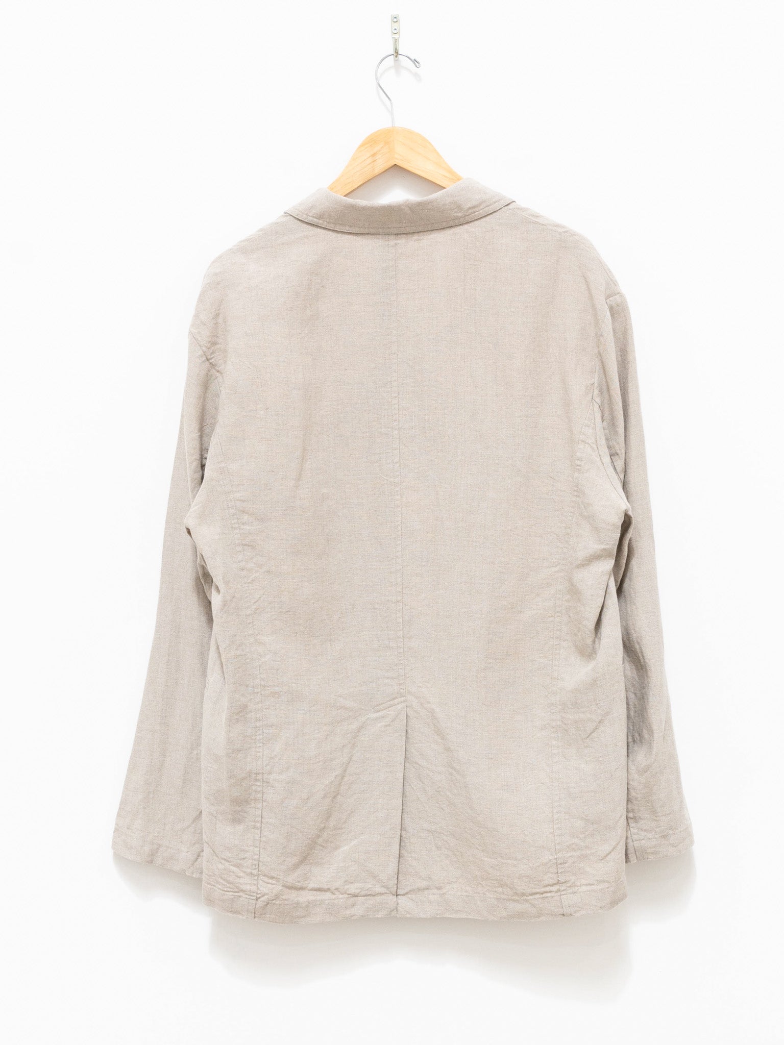 Namu Shop - Document Irish Linen Relaxed Jacket - Beige
