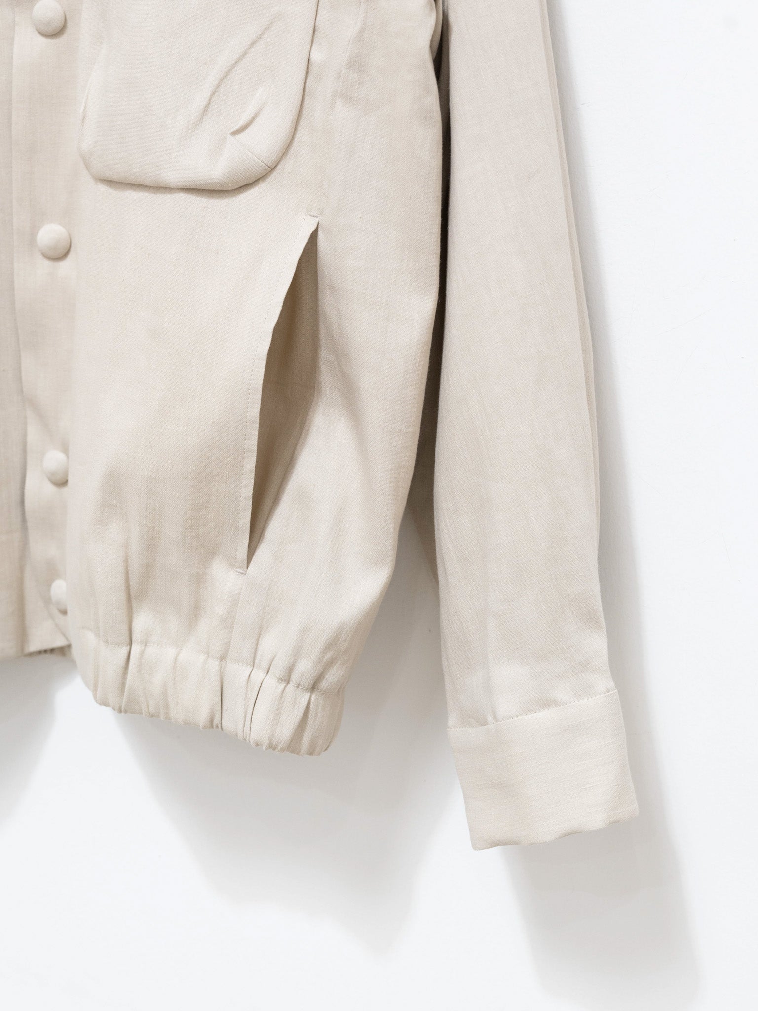 Namu Shop - Document Linen CPO Jacket - Beige