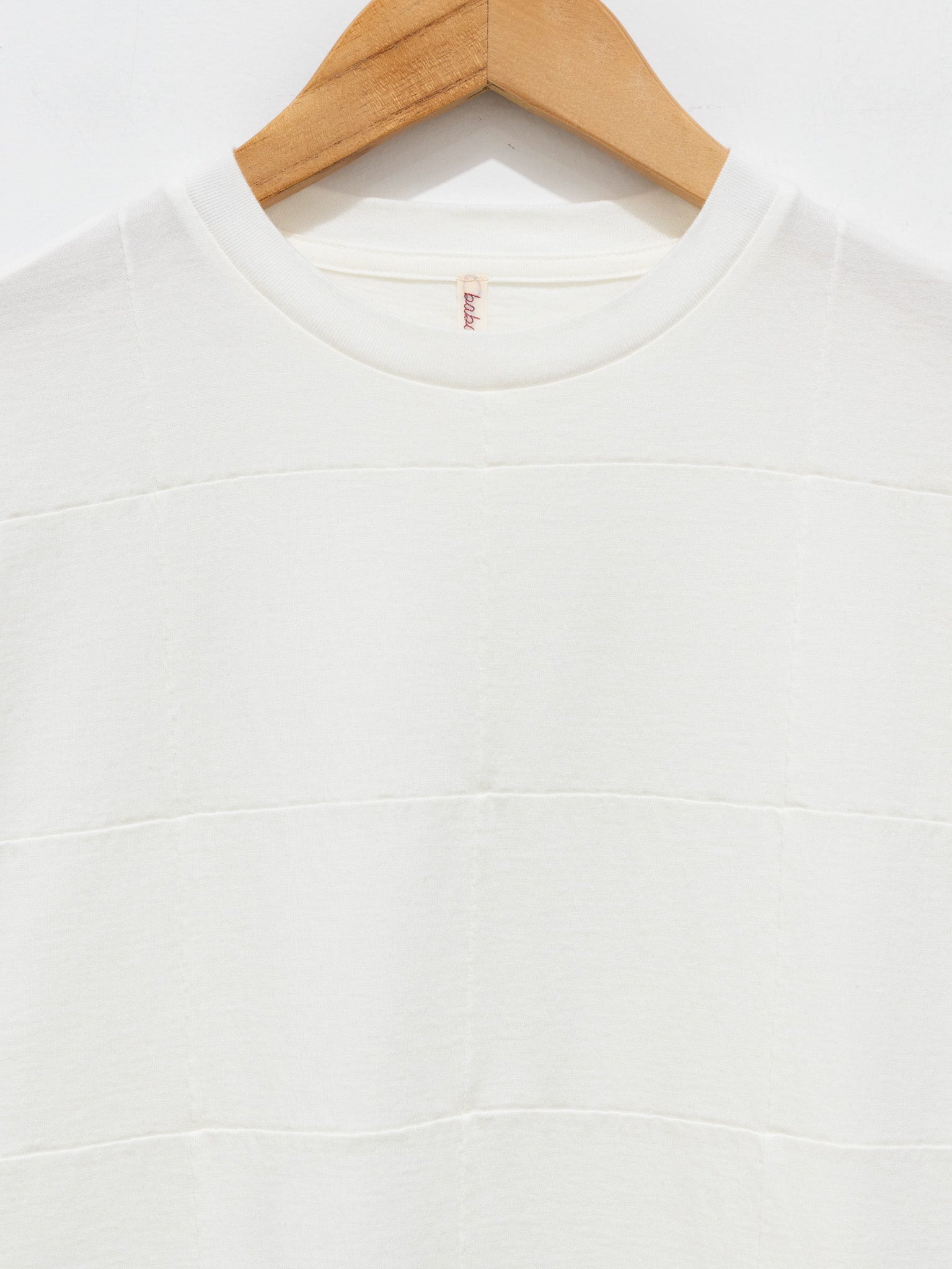 Namu Shop - Babaco Square Patterned Sleeveless Tee - White