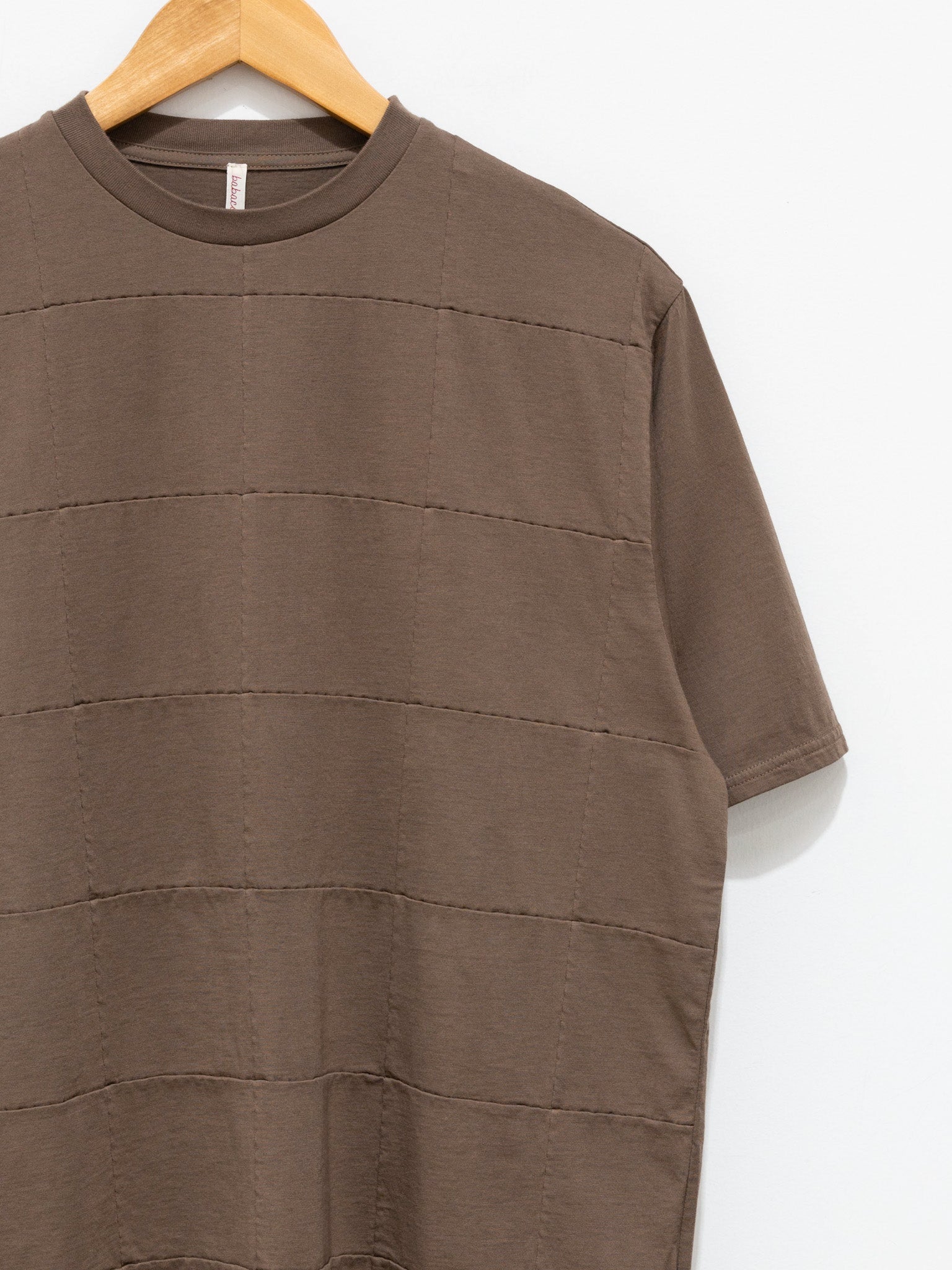 Namu Shop - Babaco Square Patterned Tee - Brown