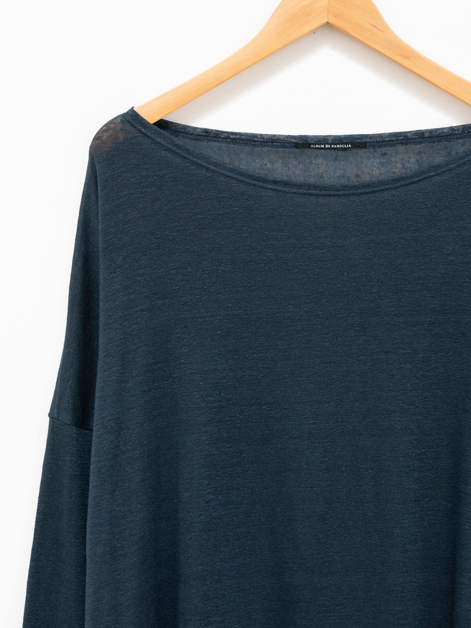 Namu Shop - Album di Famiglia Linen Jumper - Navy