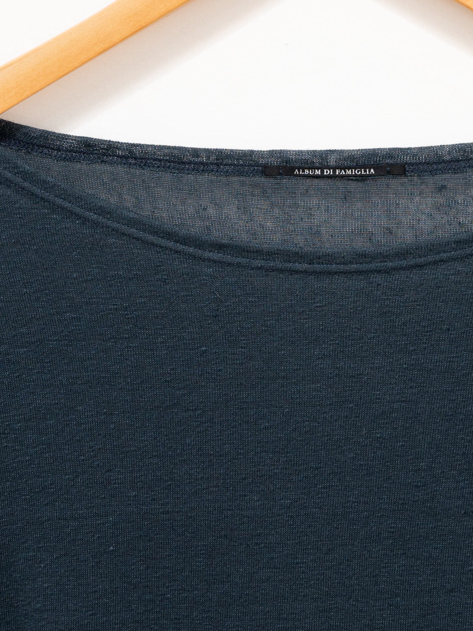 Namu Shop - Album di Famiglia Linen Jumper - Navy