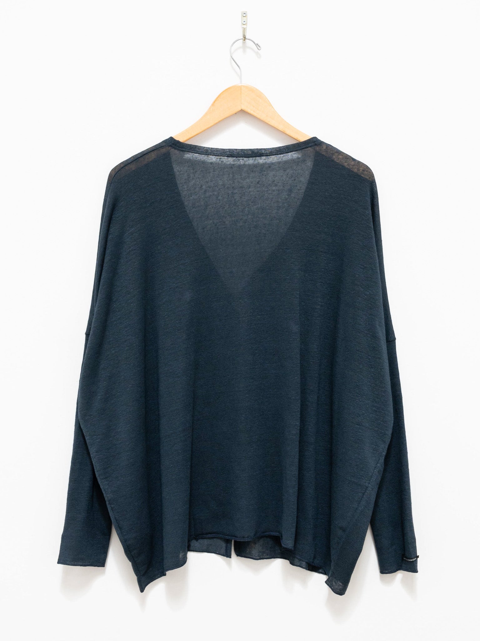 Namu Shop - Album di Famiglia Linen Cardigan - Navy