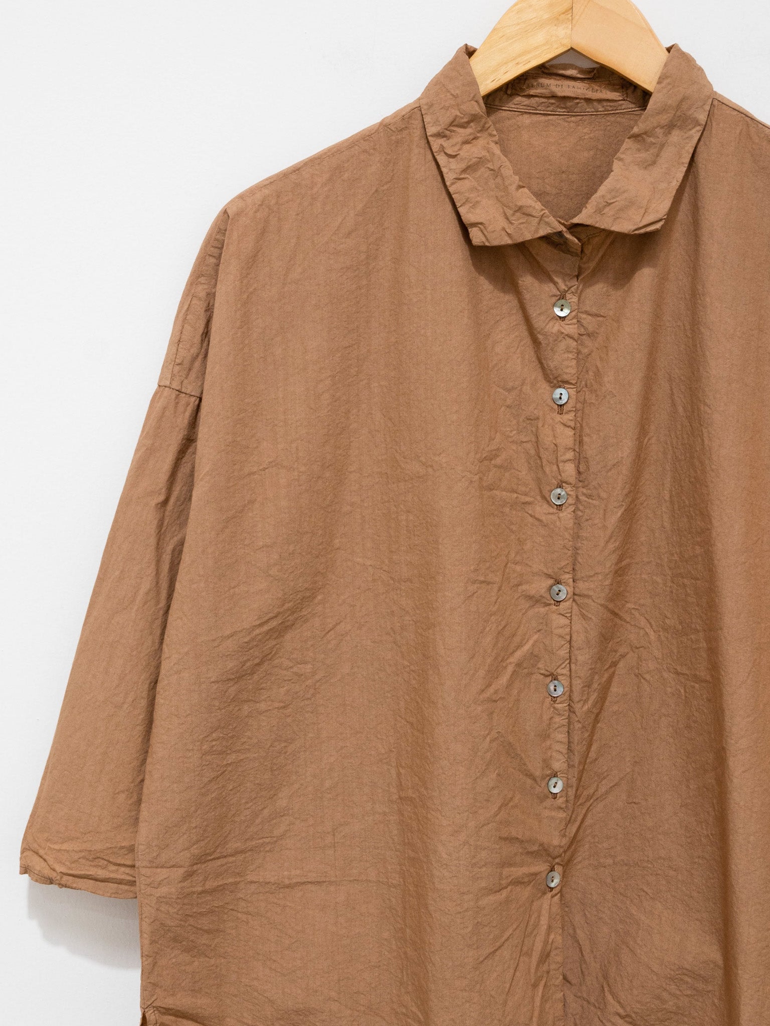 Namu Shop - Album di Famiglia Short Collar Shirt TC - Pottery