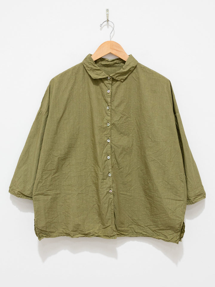 Namu Shop - Album di Famiglia Short Collar Shirt TC - Khaki
