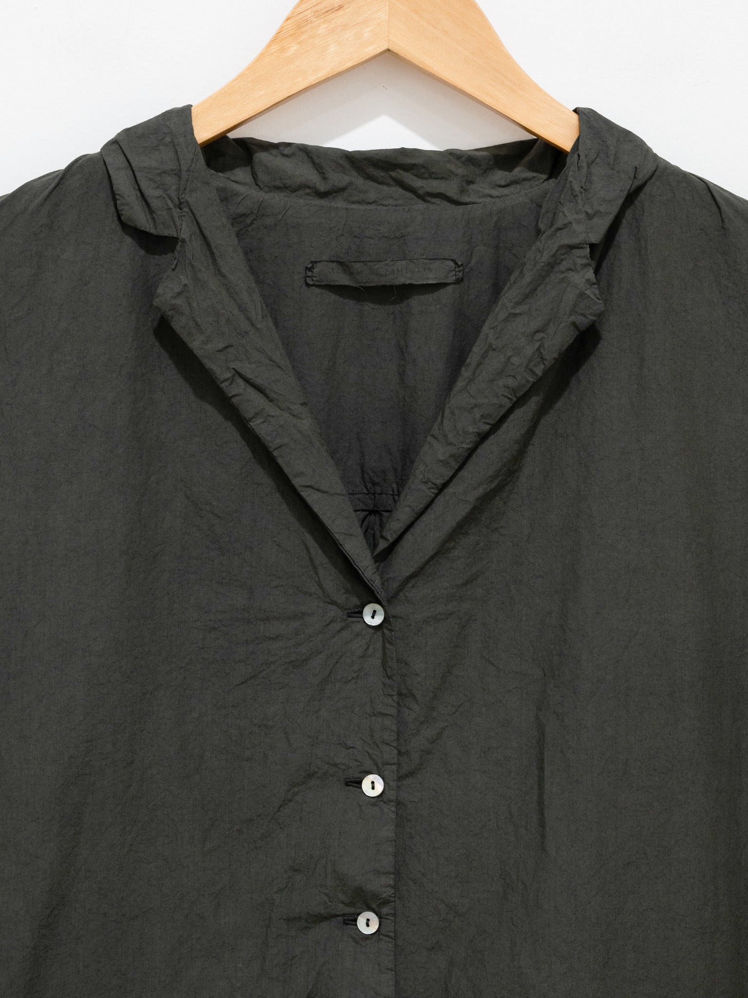 Namu Shop - Album di Famiglia Tailored Collared Dress TC - Moss