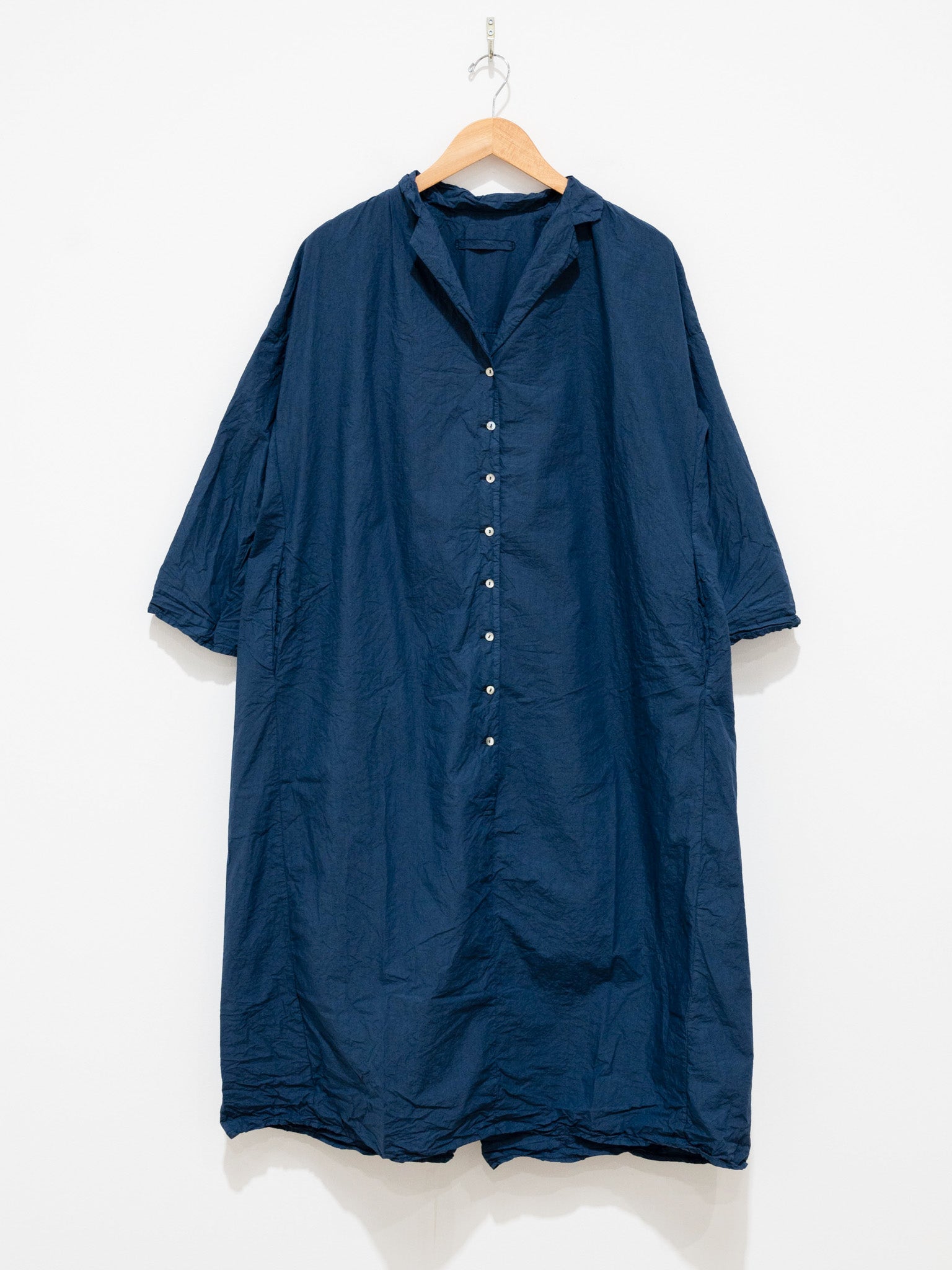 Namu Shop - Album di Famiglia Tailored Collared Dress TC - Navy