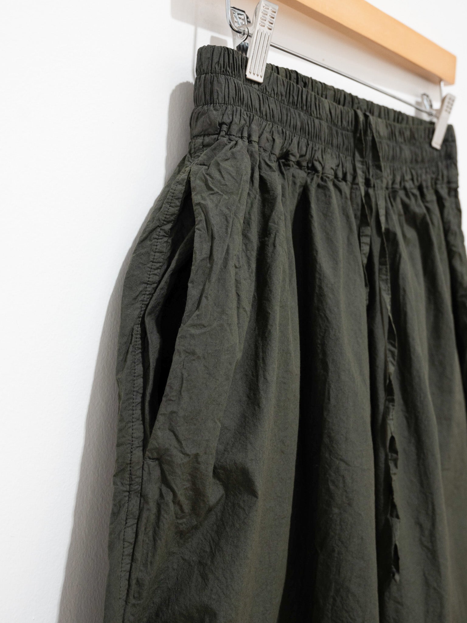 Namu Shop - Album di Famiglia Wide Trousers TC - Moss