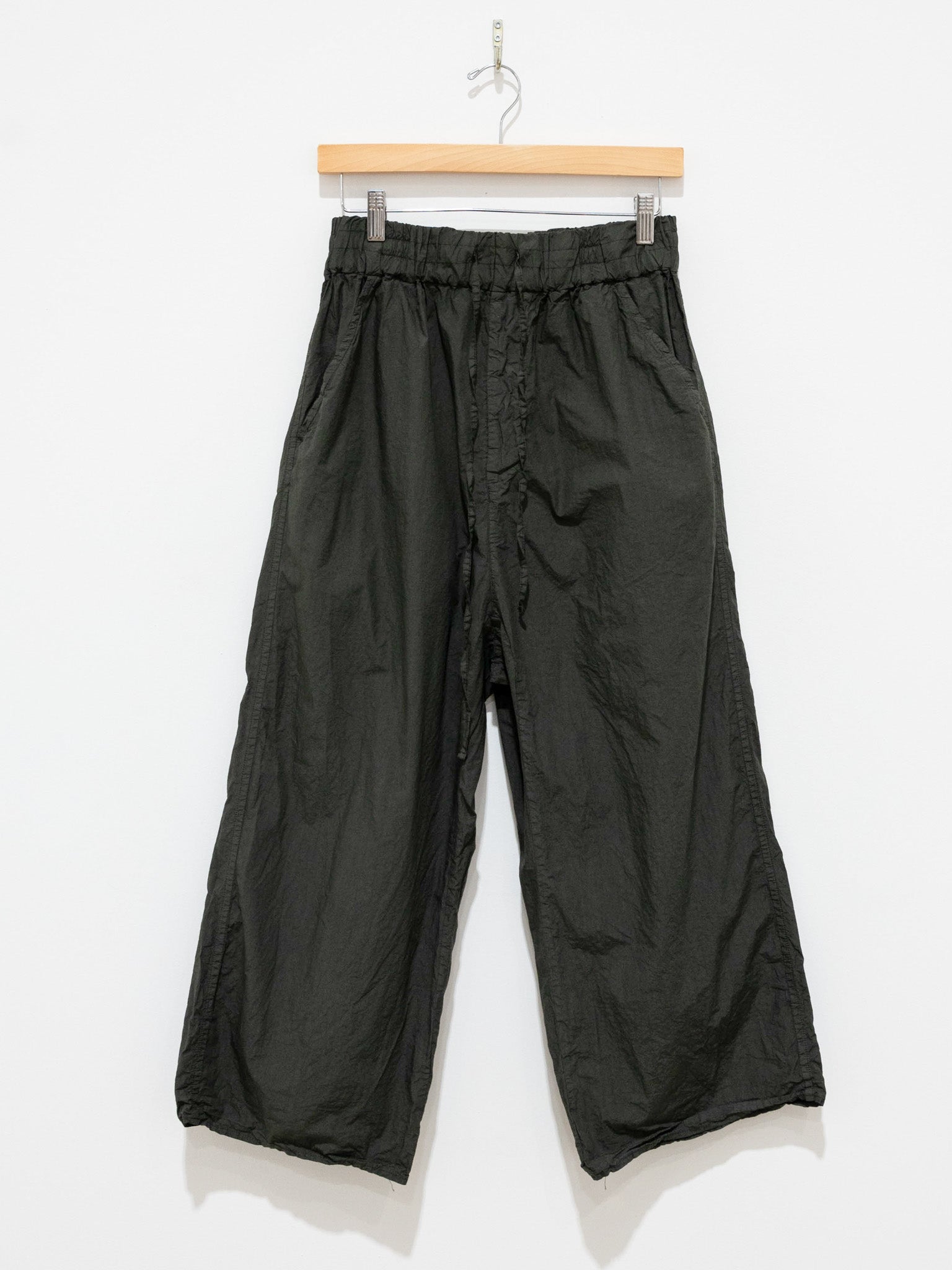 Namu Shop - Album di Famiglia Wide & Short Trousers TC - Moss