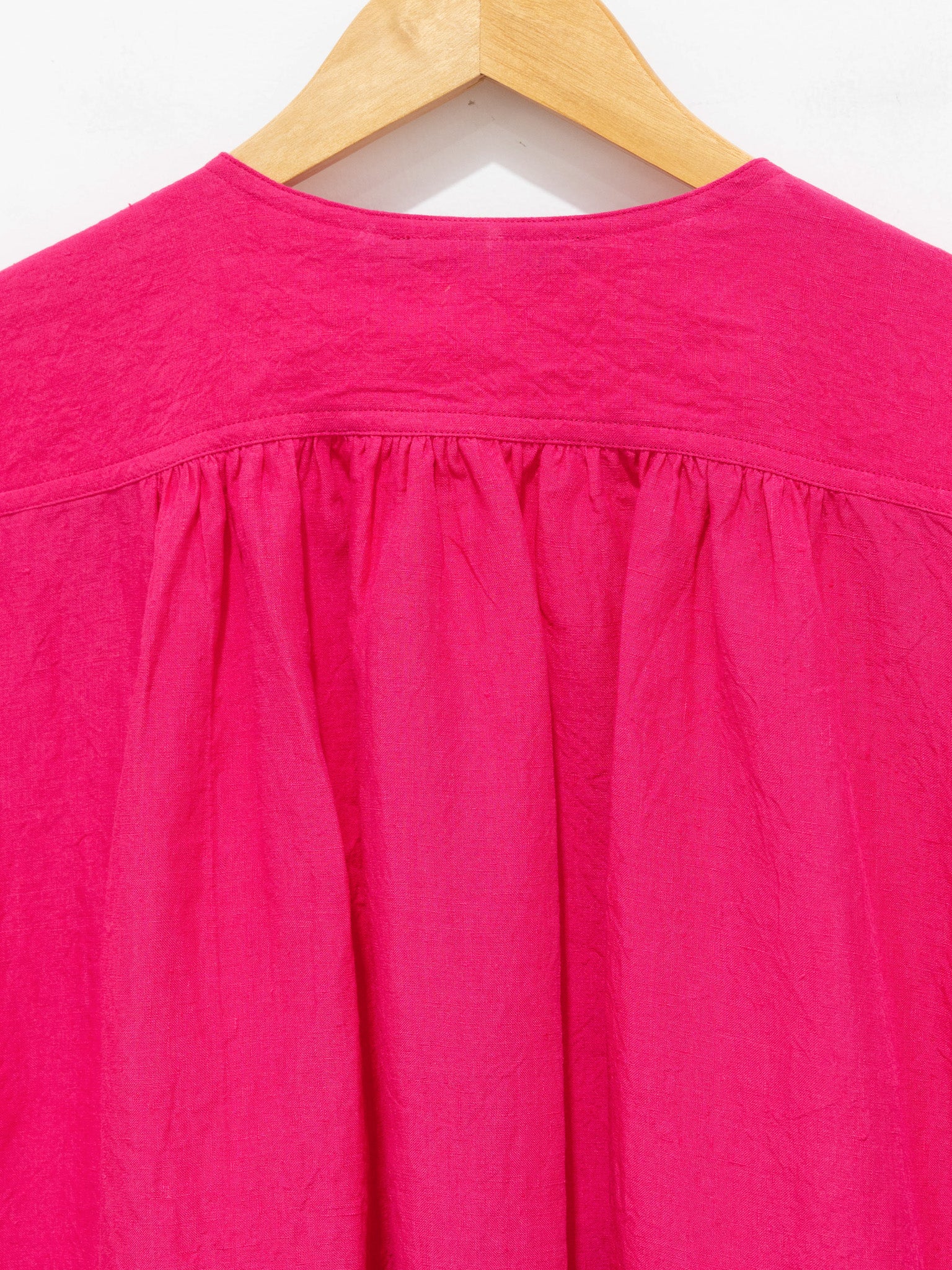 Namu Shop - Sofie D'Hoore Doralynn Linen Dress - Fuschia Pink