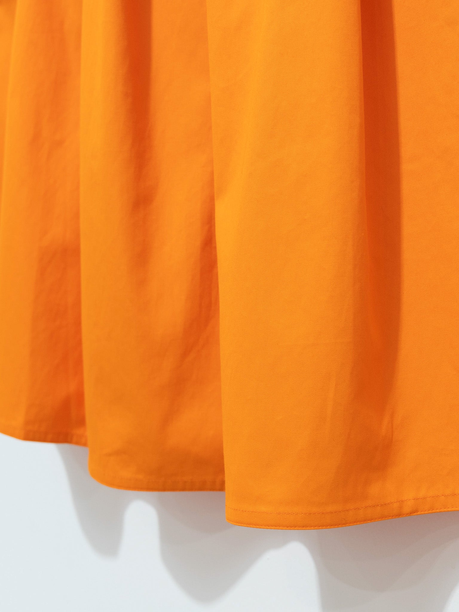 Namu Shop - Sofie D'Hoore Selena Poplin Cotton Skirt - Orange