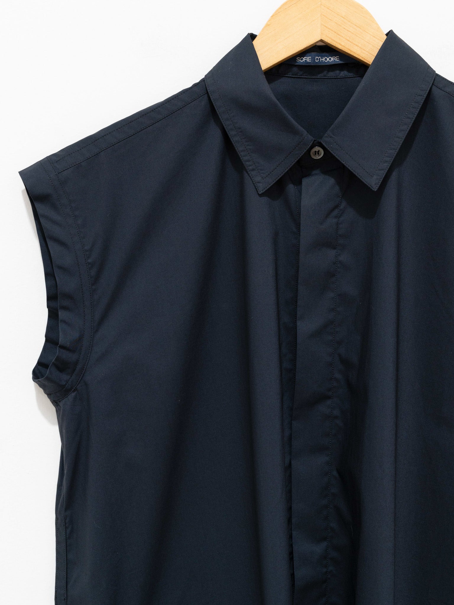 Namu Shop - Sofie D'Hoore Deb Cotton Poplin Dress - Black