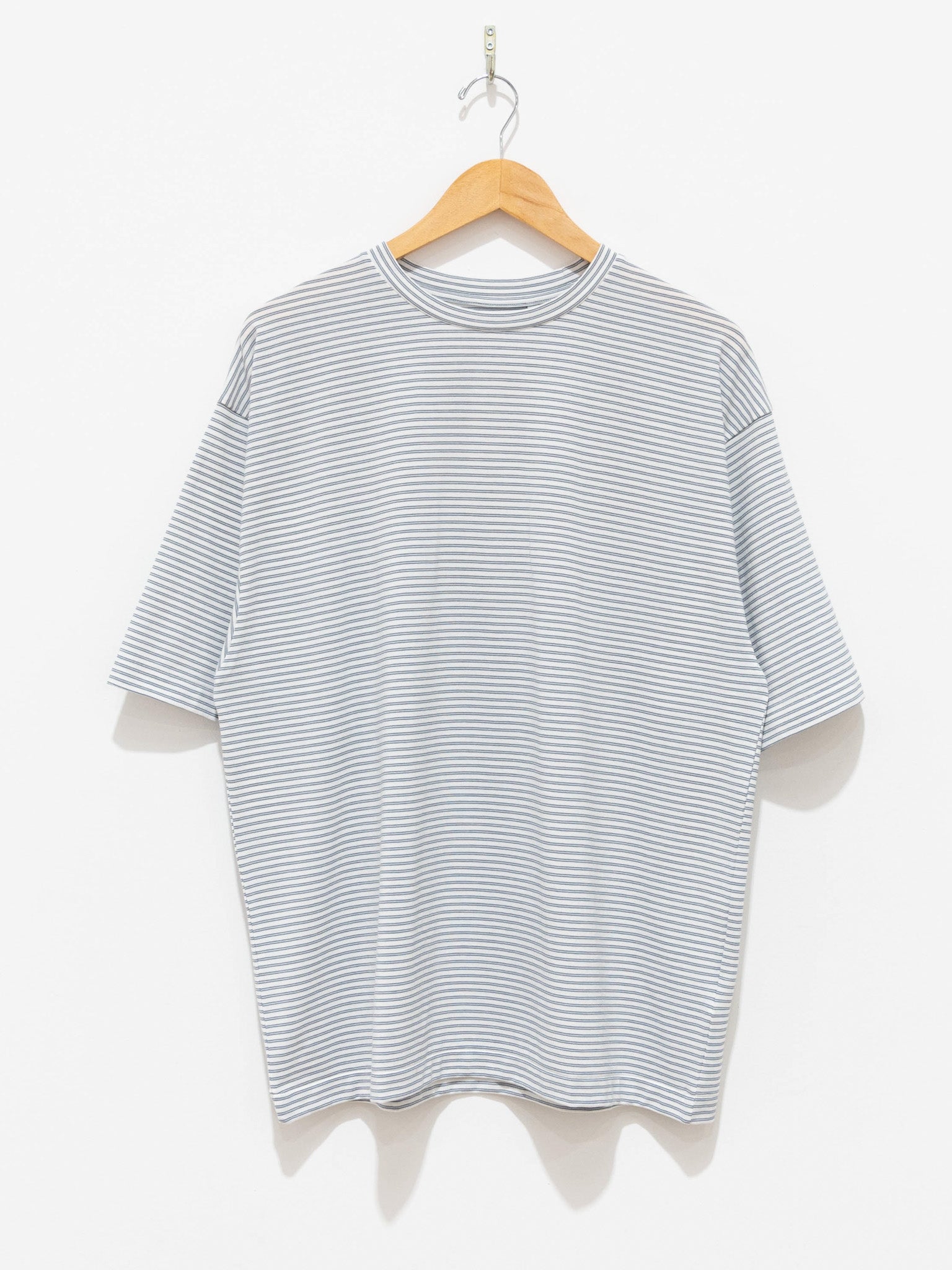 Namu Shop - Kaptain Sunshine Hard Twisted Border Jersey S/S Tee - White Border