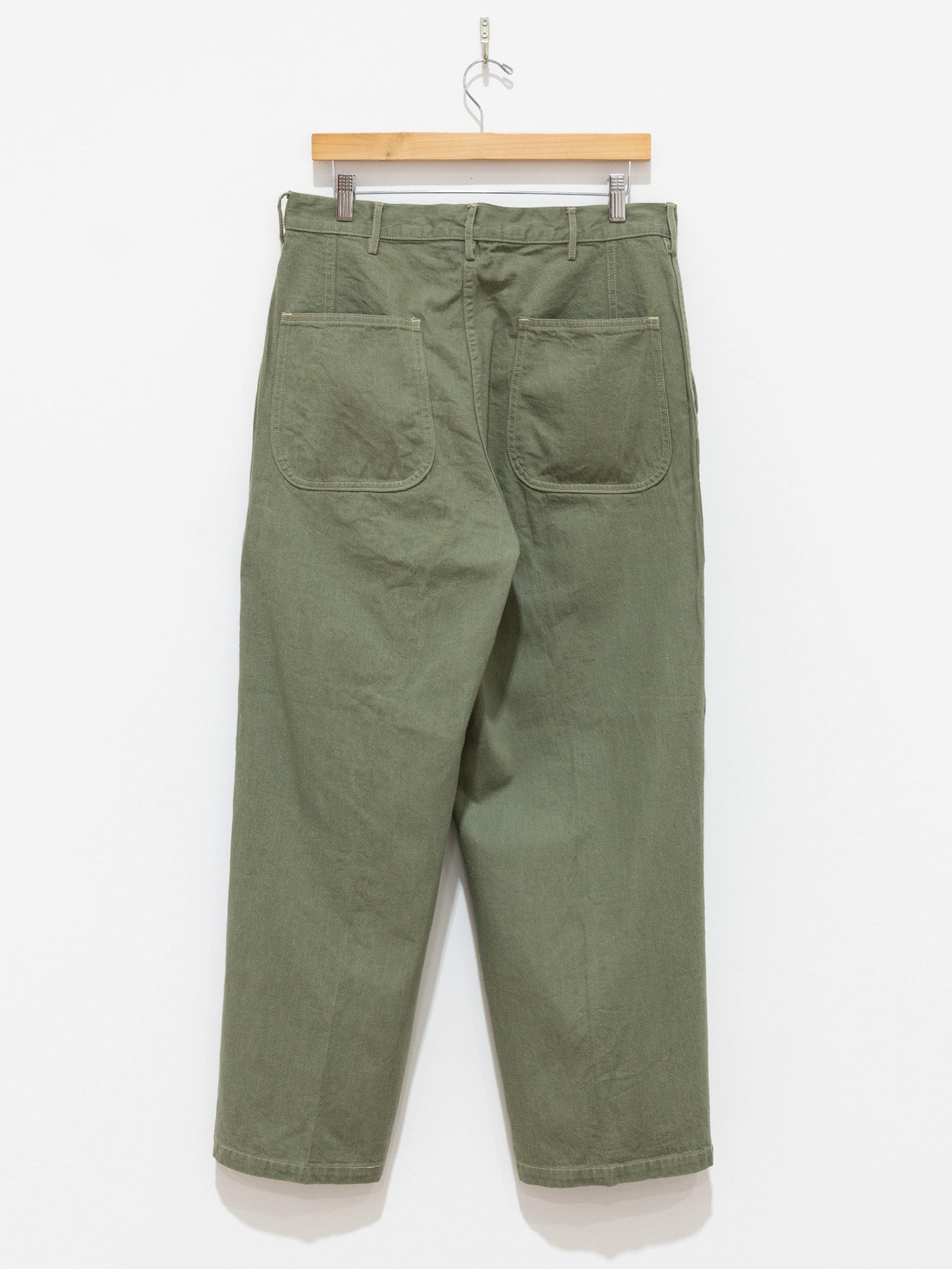 Namu Shop - Kaptain Sunshine Baker Denim Pants - Green