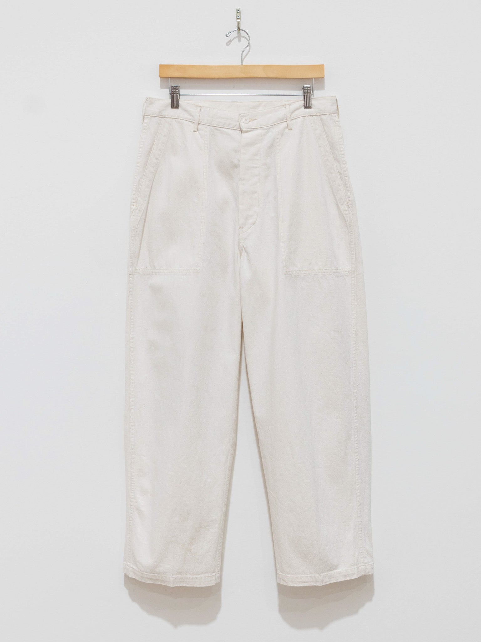 Namu Shop - Kaptain Sunshine Baker Denim Pants - White
