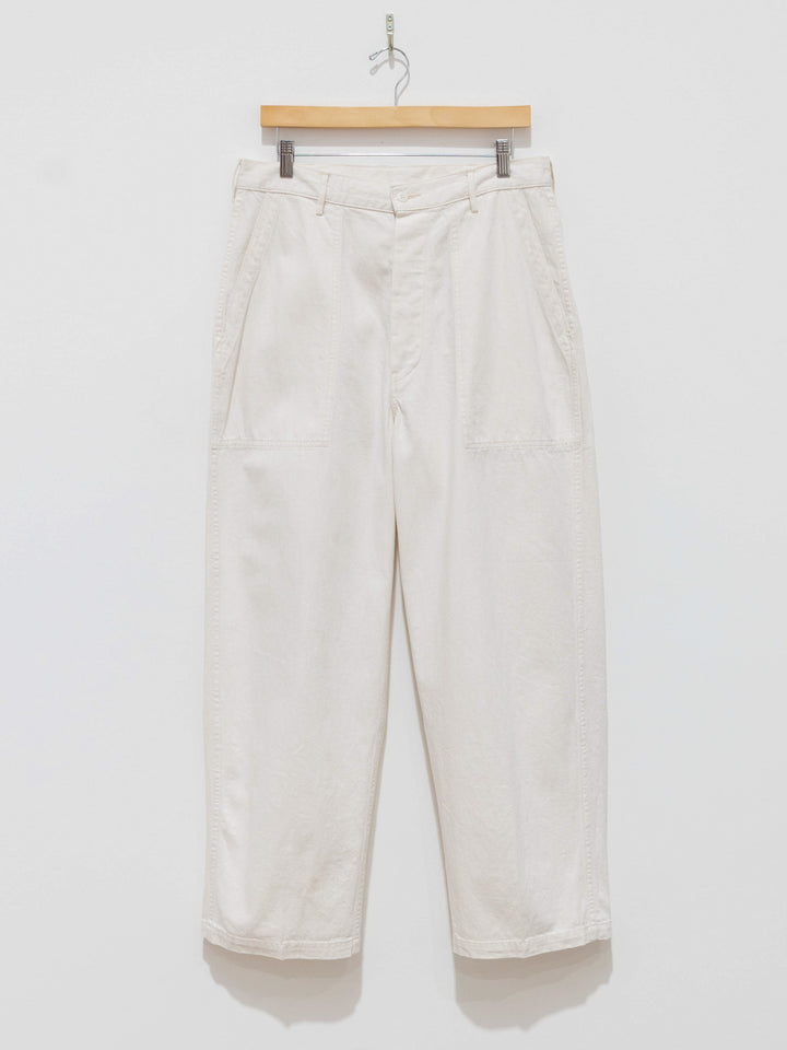 Namu Shop - Kaptain Sunshine Baker Denim Pants - White