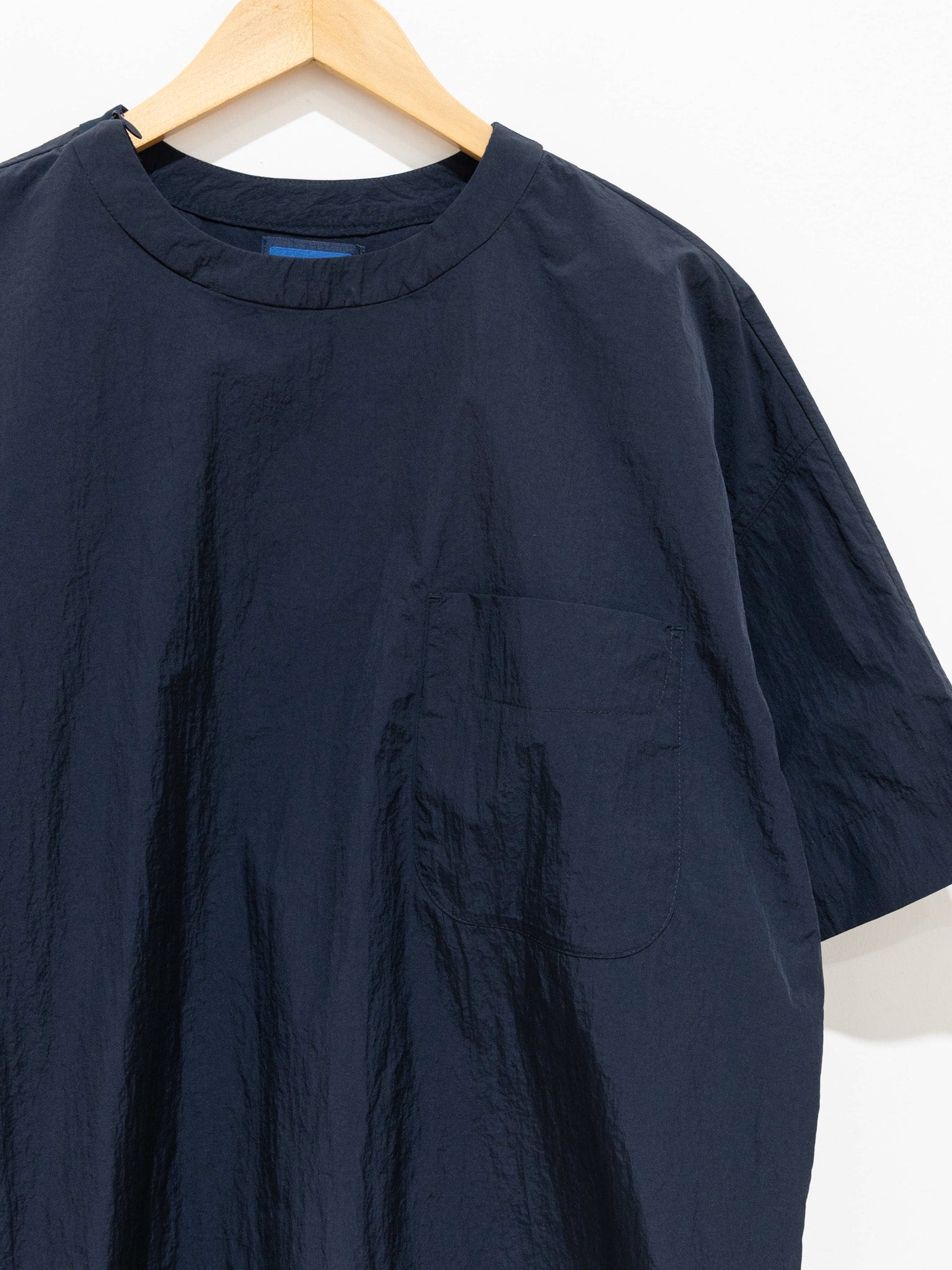 Namu Shop - Document Nylon Over Shirt - Navy