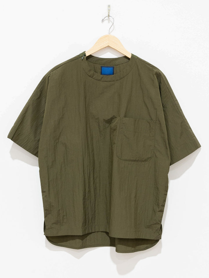 Namu Shop - Document Nylon Over Shirt - Khaki