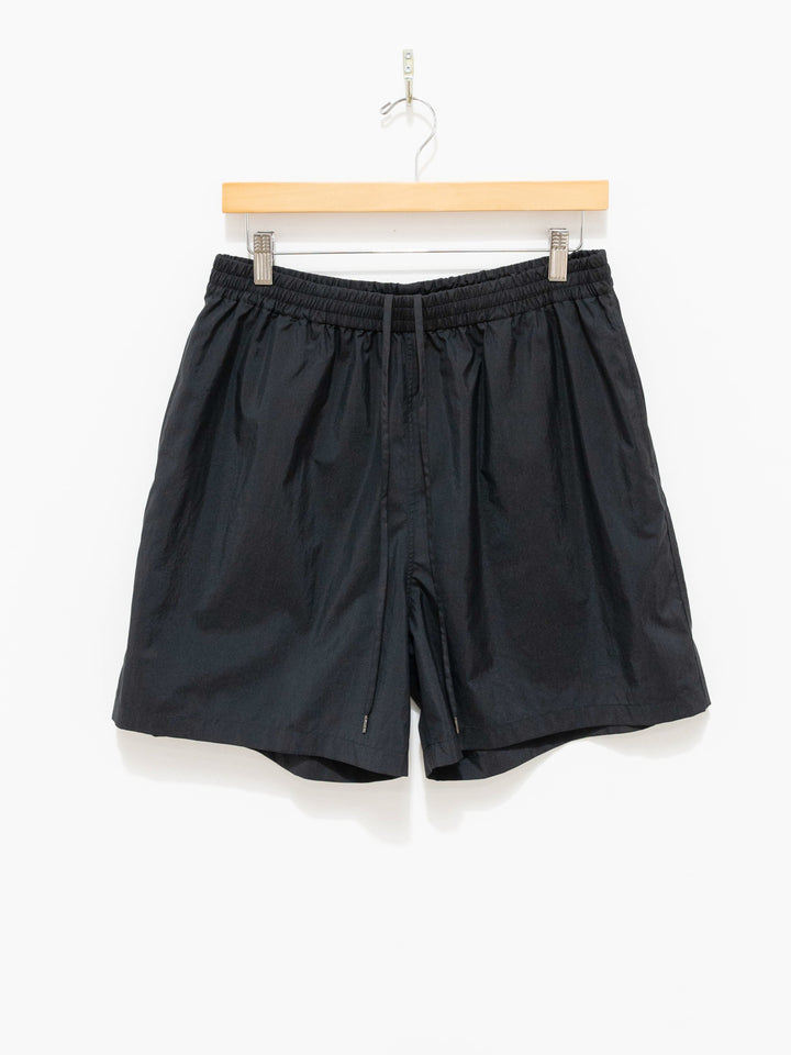 Namu Shop - Auralee Washed Cotton Nylon Weather Easy Shorts - Black