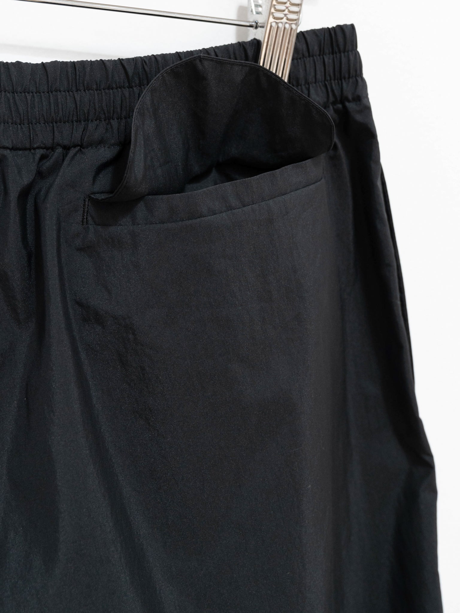 Namu Shop - Auralee Washed Cotton Nylon Weather Easy Shorts - Black