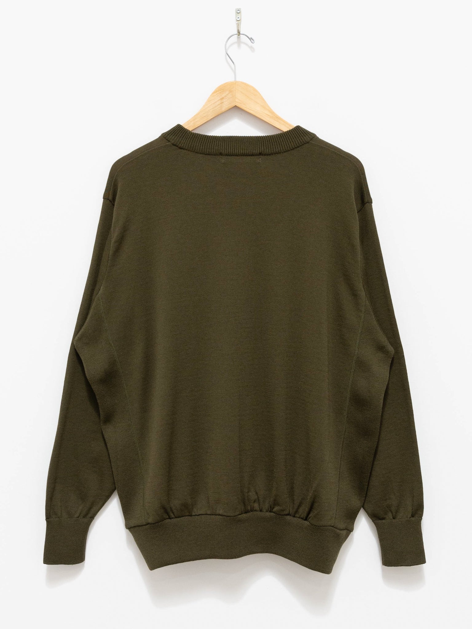 Namu Shop - Fujito Side Rib Sweater - Khaki