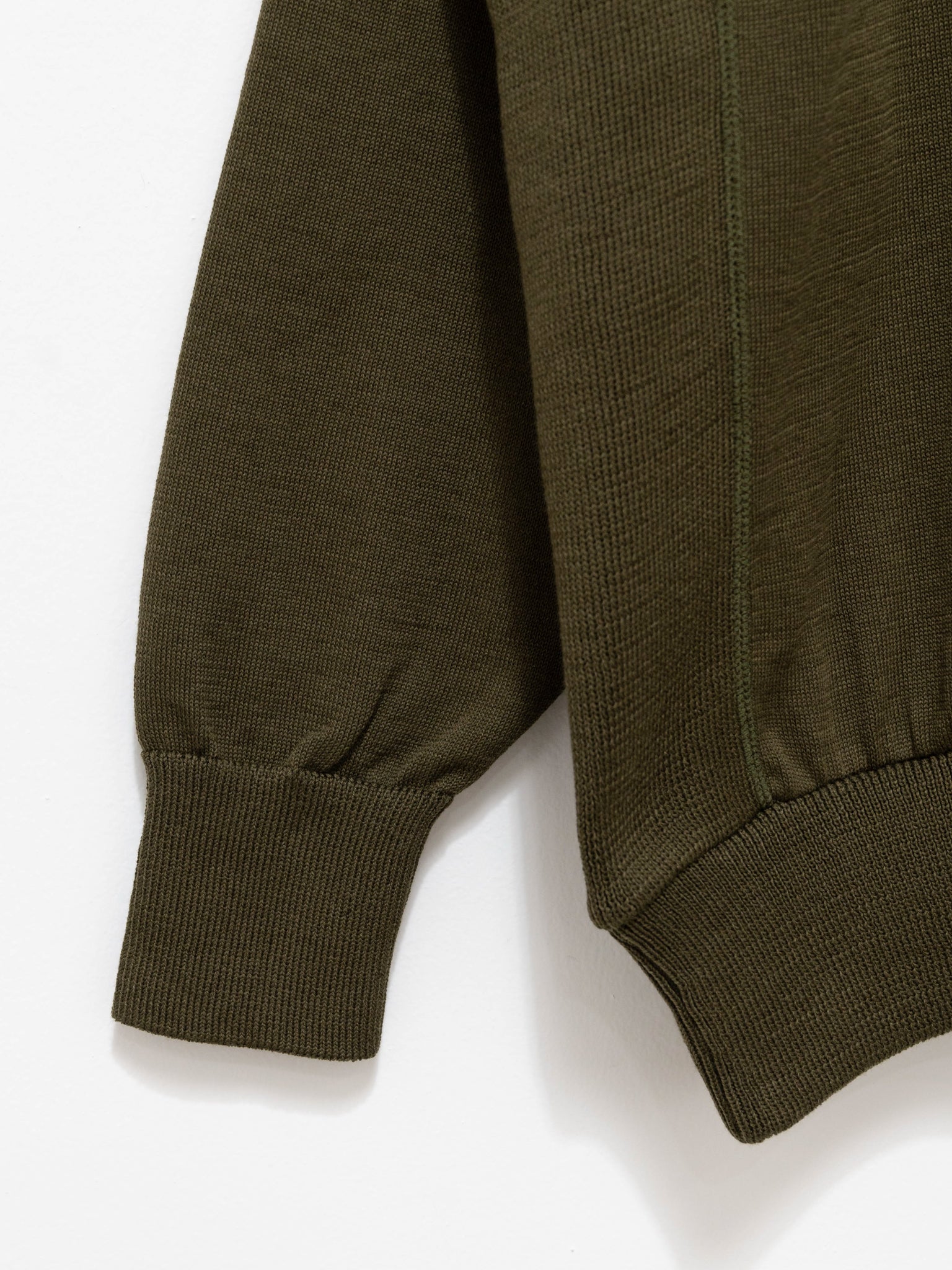 Namu Shop - Fujito Side Rib Sweater - Khaki