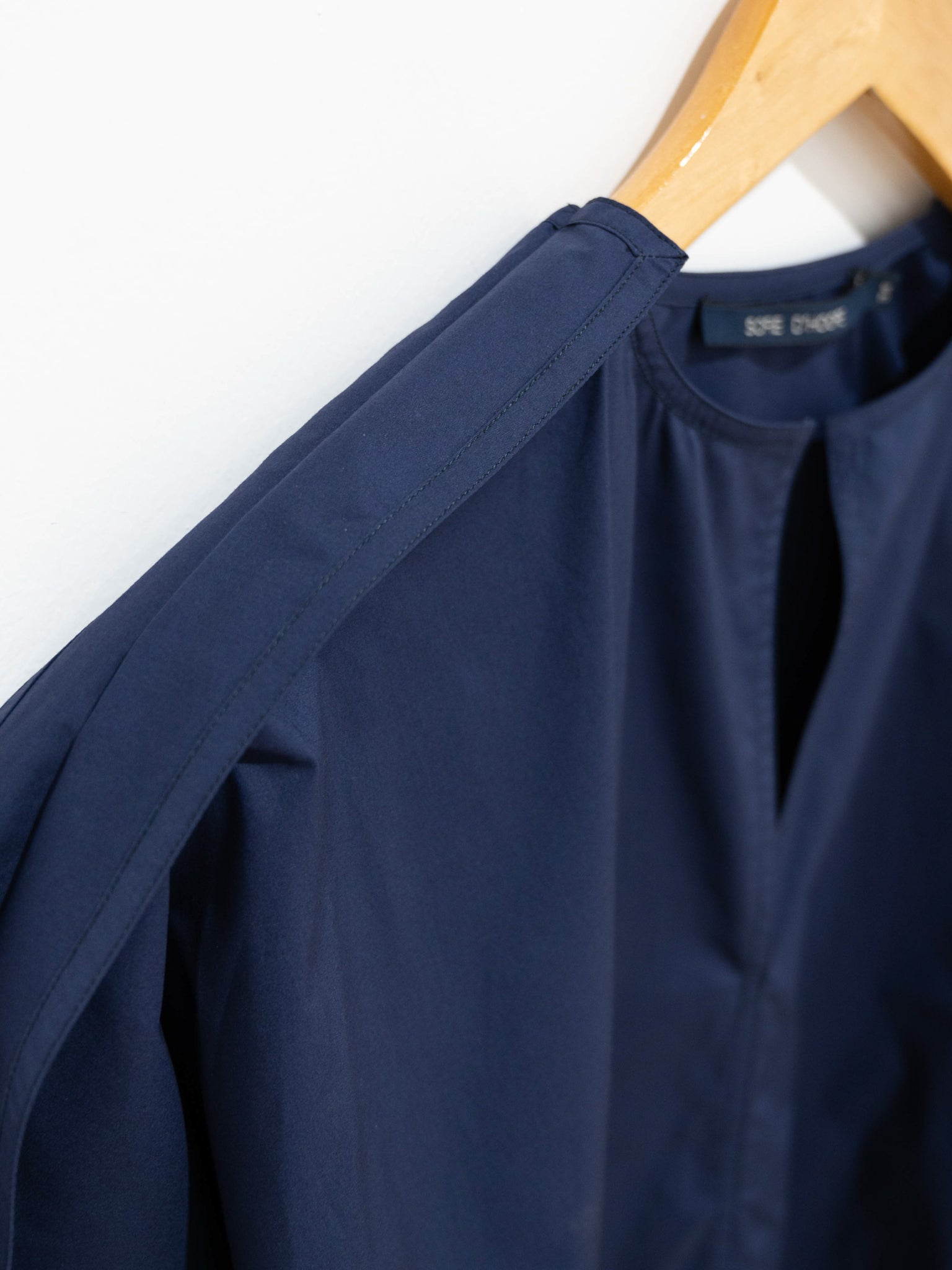 Namu Shop - Sofie D'Hoore Basta Woven Top - Dark Blue
