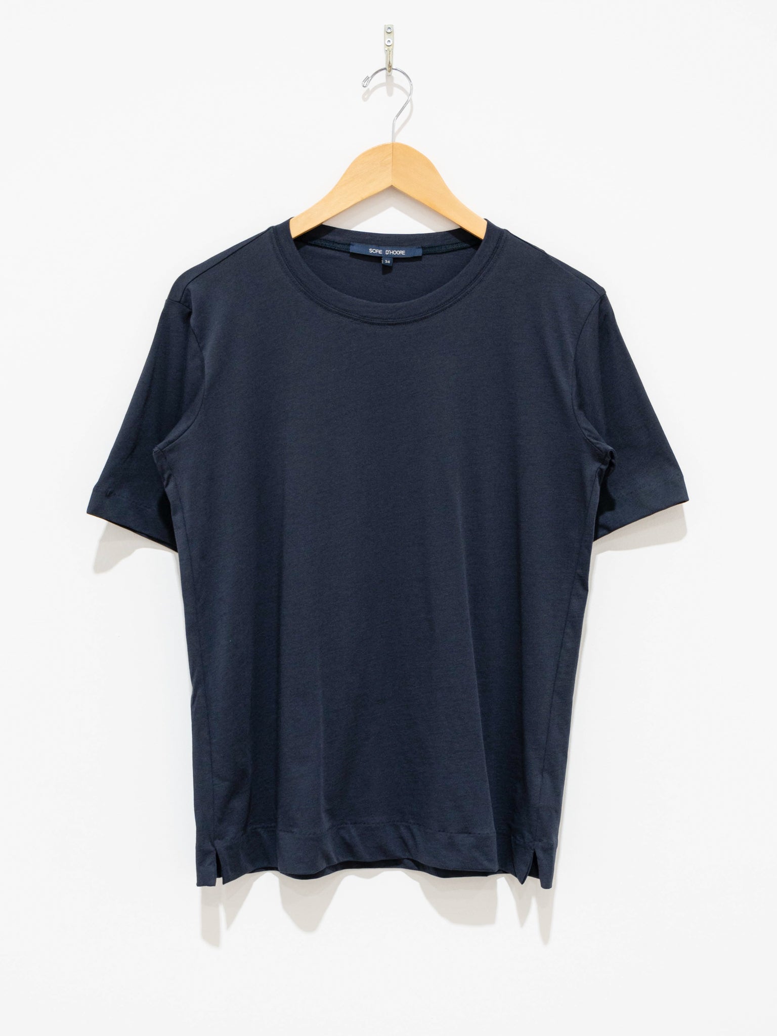 Namu Shop - Sofie D'Hoore Tia Fine Knit Jersey Top - Midnight