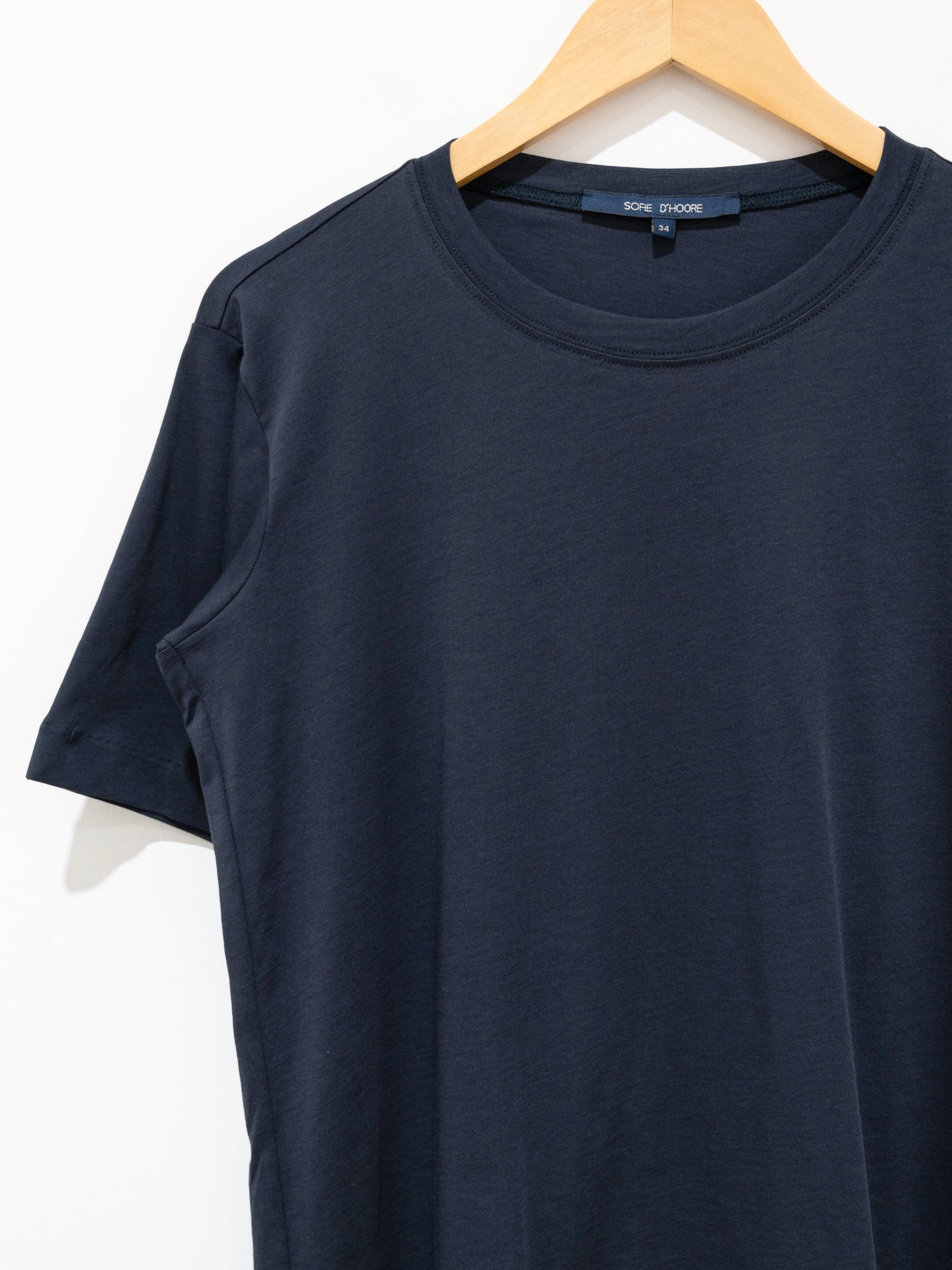 Namu Shop - Sofie D'Hoore Tia Fine Knit Jersey Top - Midnight