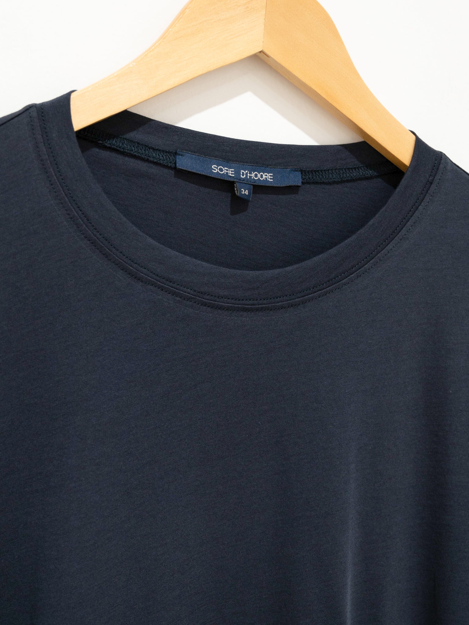Namu Shop - Sofie D'Hoore Tia Fine Knit Jersey Top - Midnight