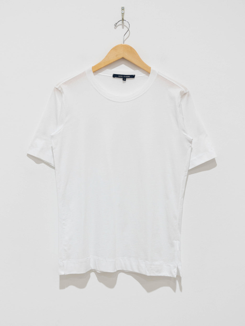 Namu Shop - Sofie D'Hoore Tia Fine Knit Jersey Top - Optical White