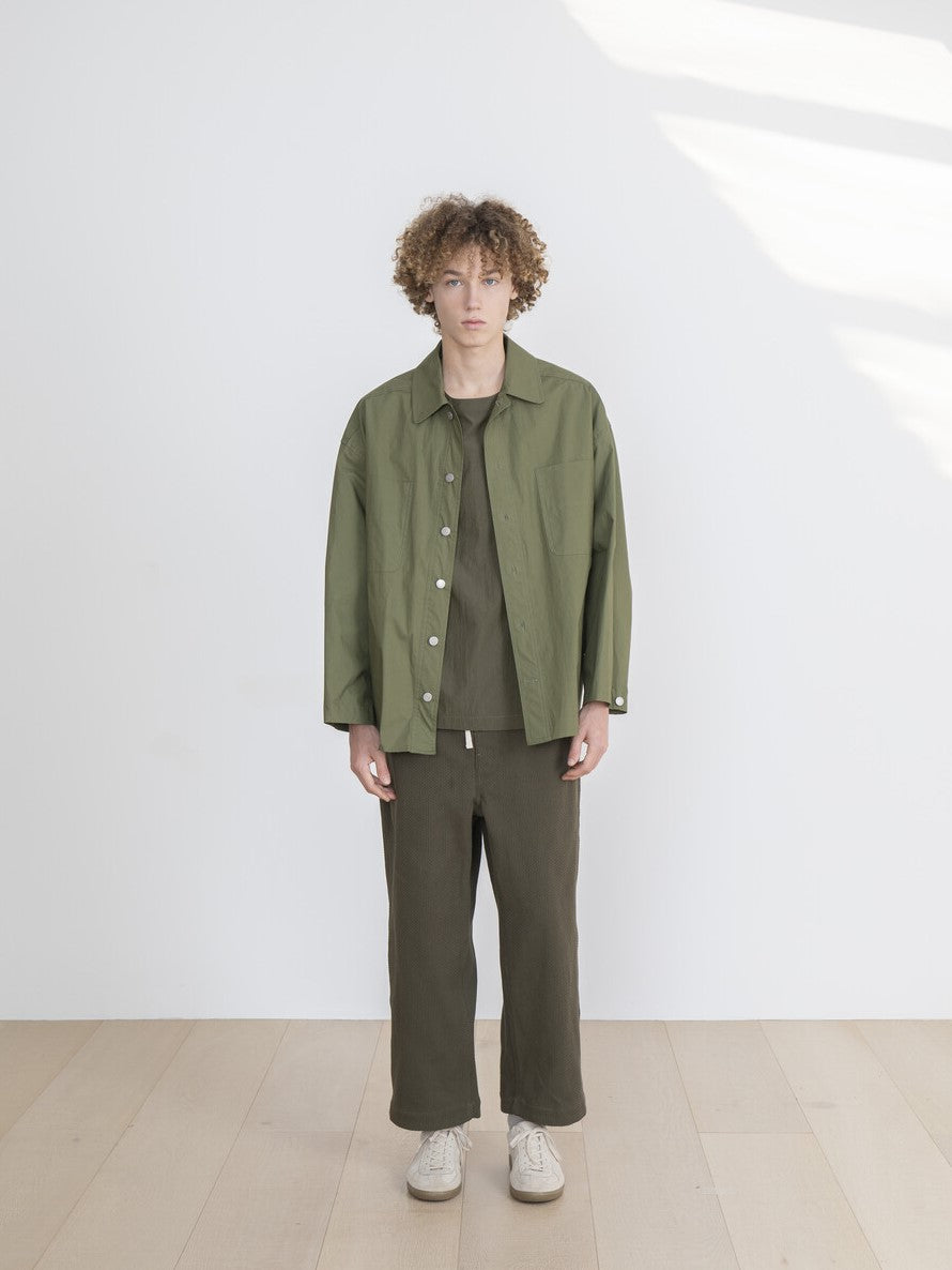 Namu Shop - Document Paper Shirting Jacket - Khaki
