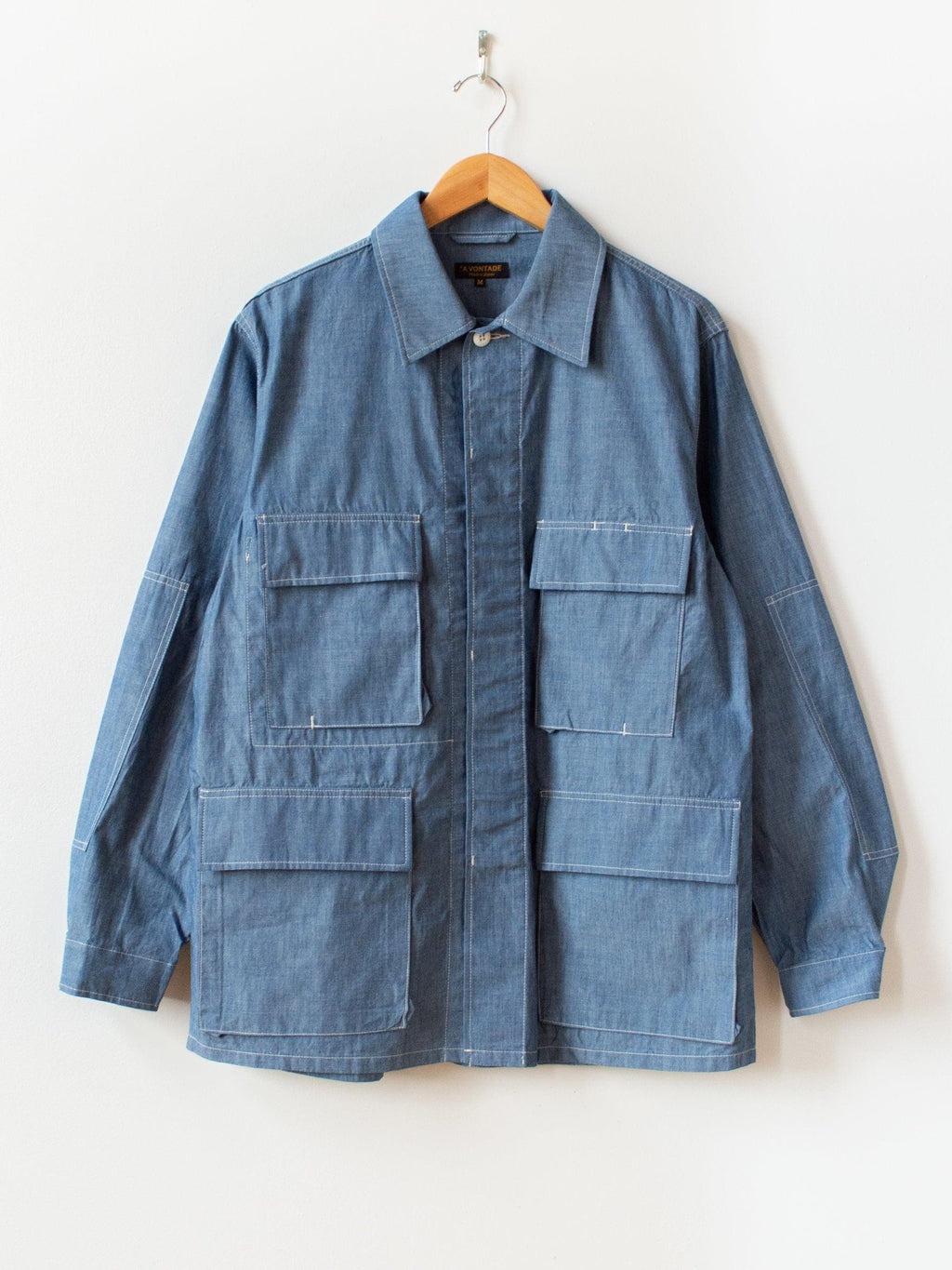 Namu Shop - A Vontade BDU Tropical Jacket - Light Chambray