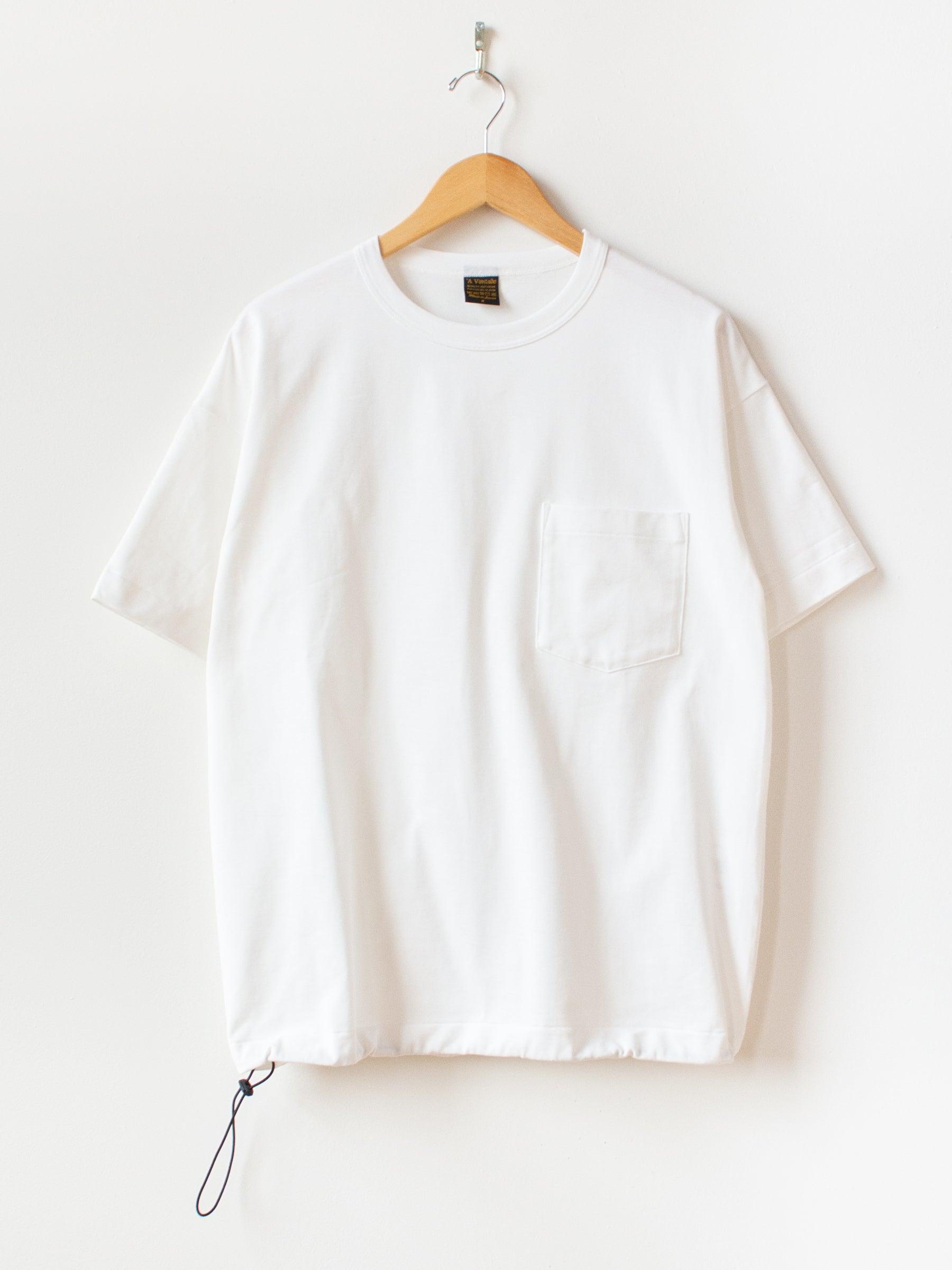 Namu Shop - A Vontade Silket Athletic T-Shirt - White